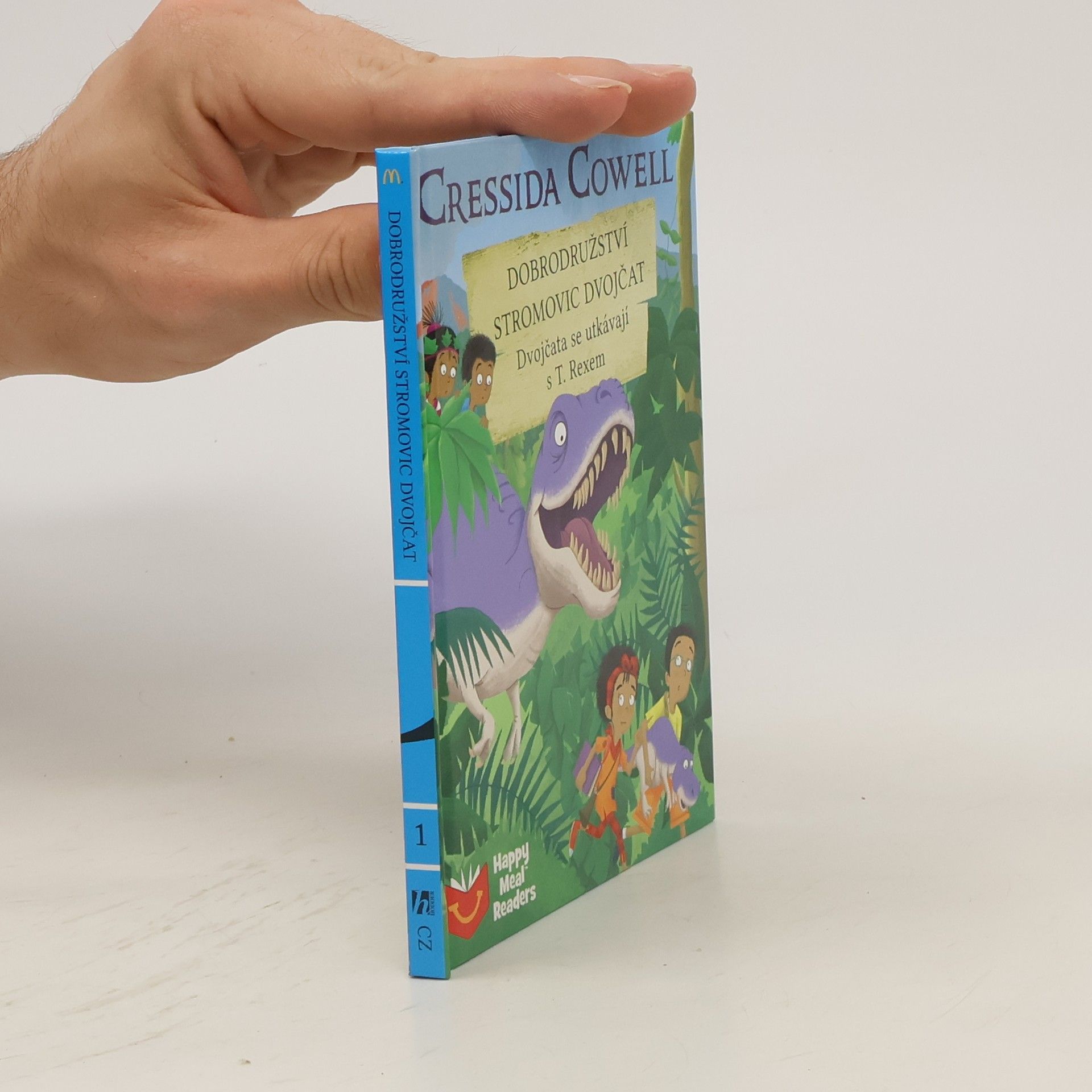 Cressida Cowell Dobrodružství Stromovic dvojčat. Dvojčata se utkávají s T. Rexem