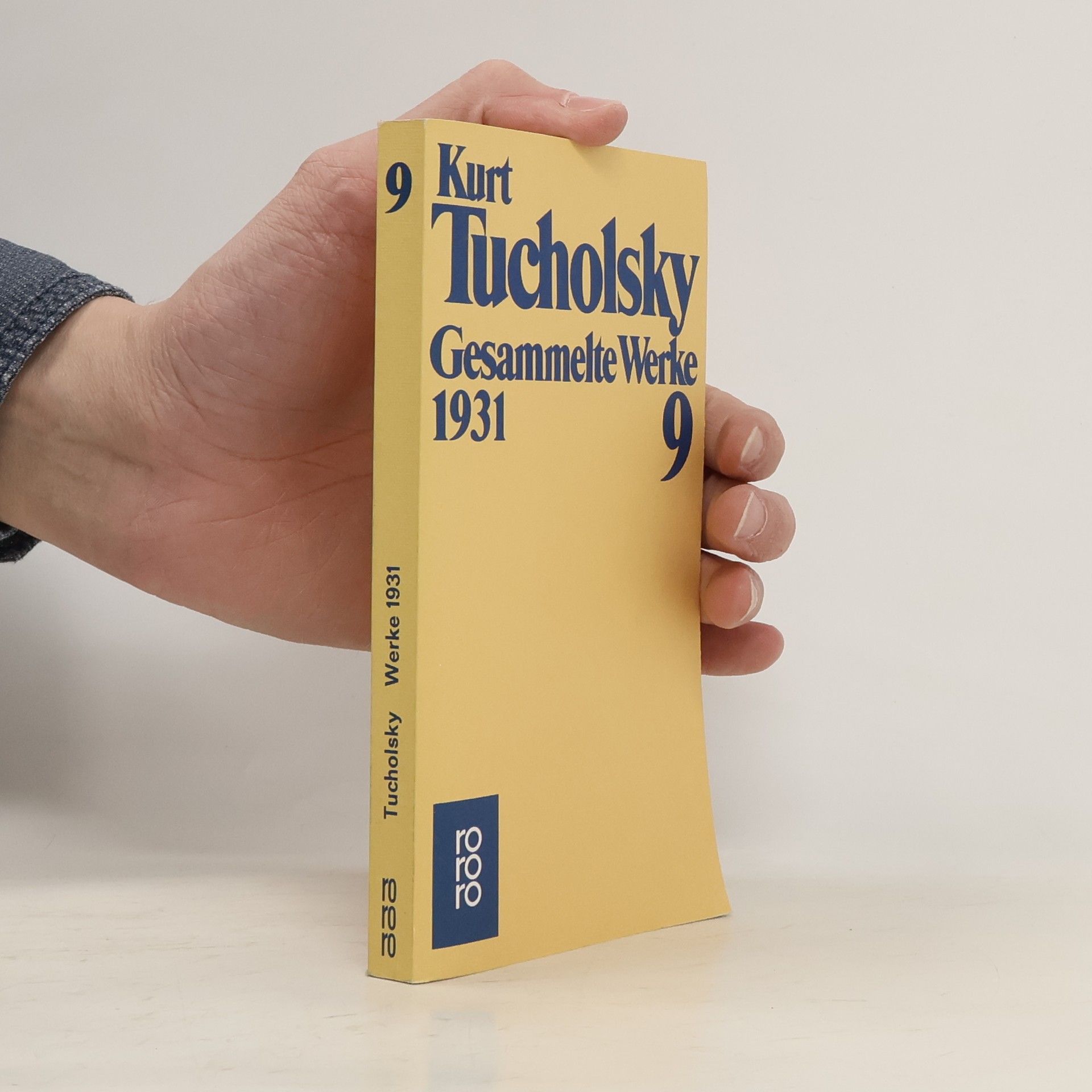 Kurt Tucholsky Gesammelte Werke VIIII. 1931.