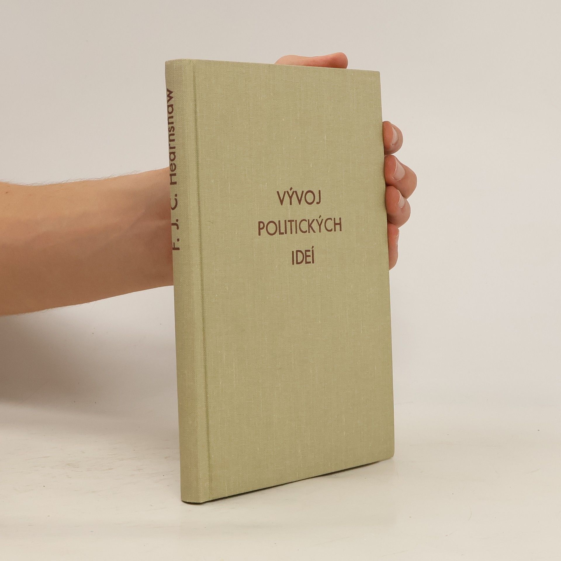 F. J. C. Hearnshaw Vývoj politických ideí