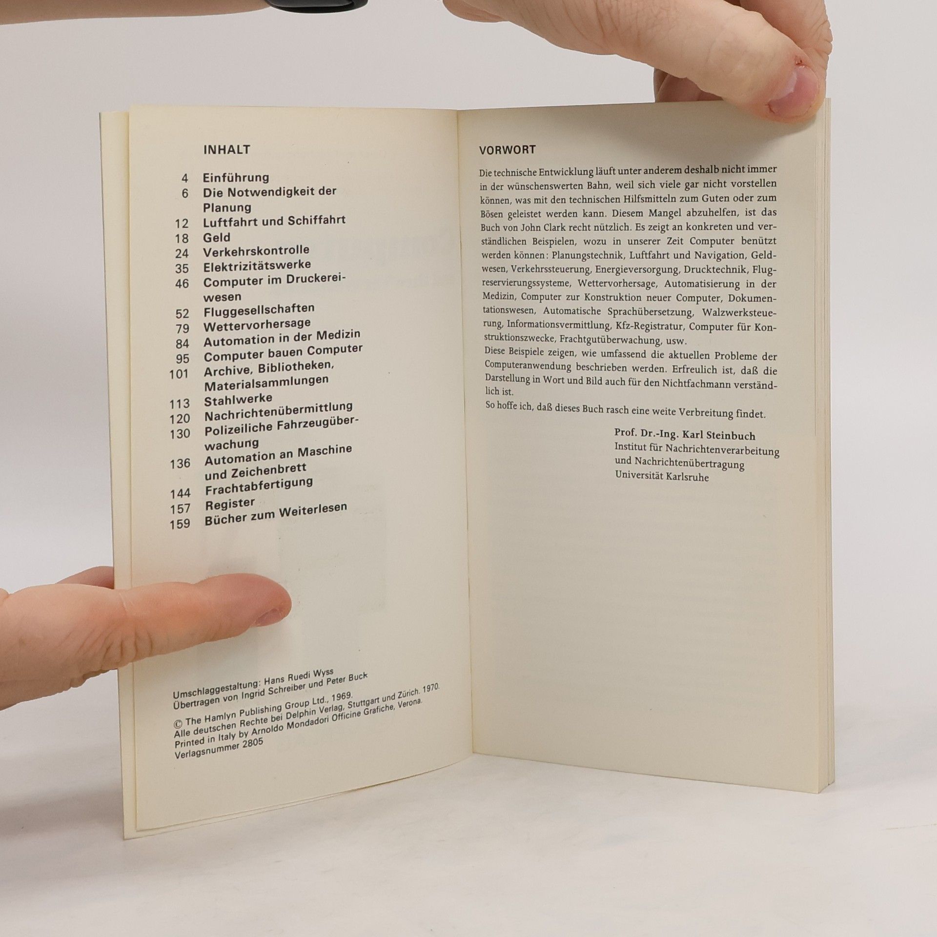 John O. E. Clark  Computer und ihre Verwendung