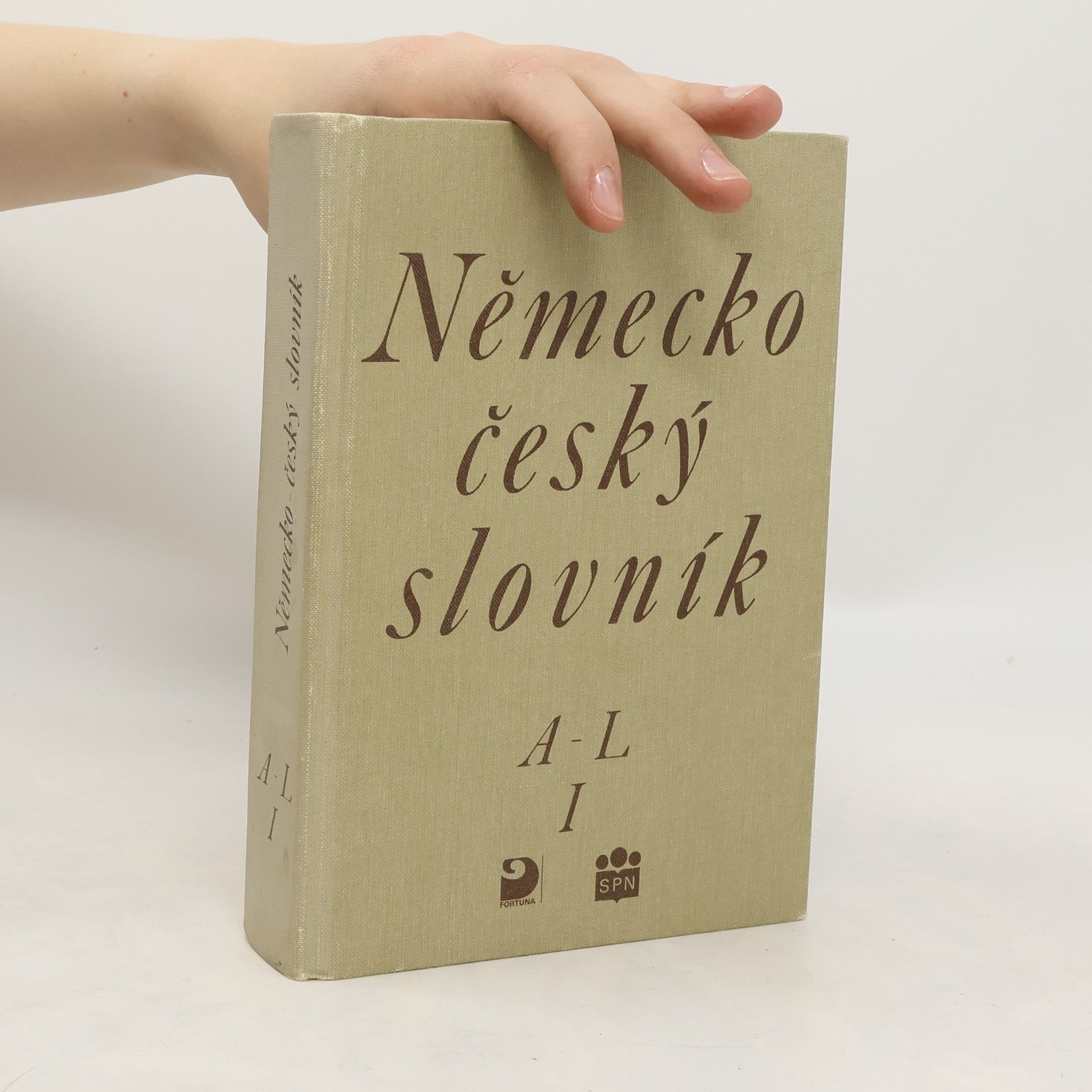 Josef Fanta Německo-český slovník I. Deutsch-tschechisches Wörterbuch I. A-L
