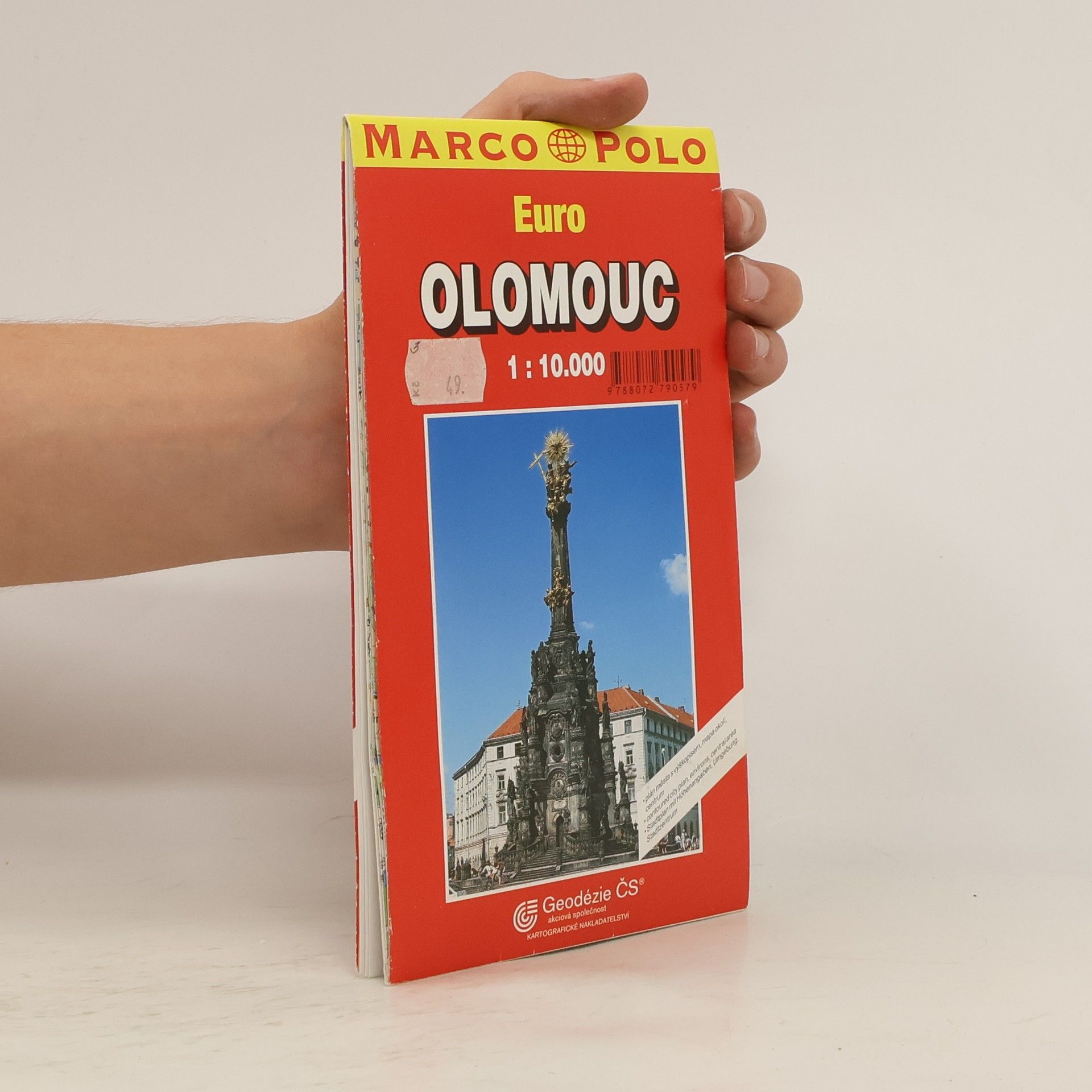 Collectif d'auteurs Olomouc 1:10 000