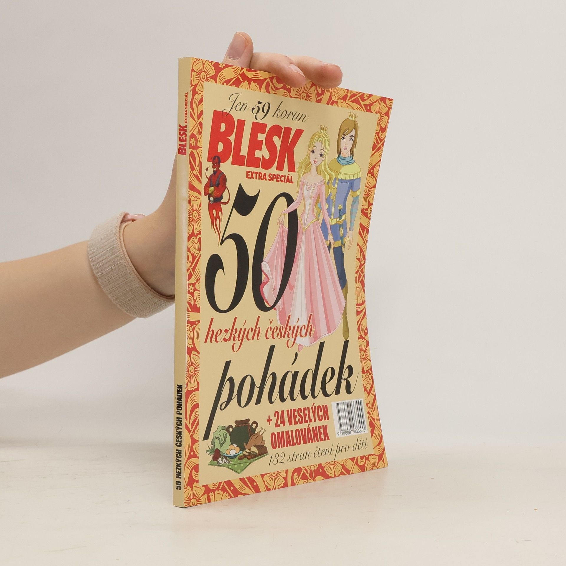 Karin Stružková 50 hezkých českých pohádek + 24 veselých omalovánek