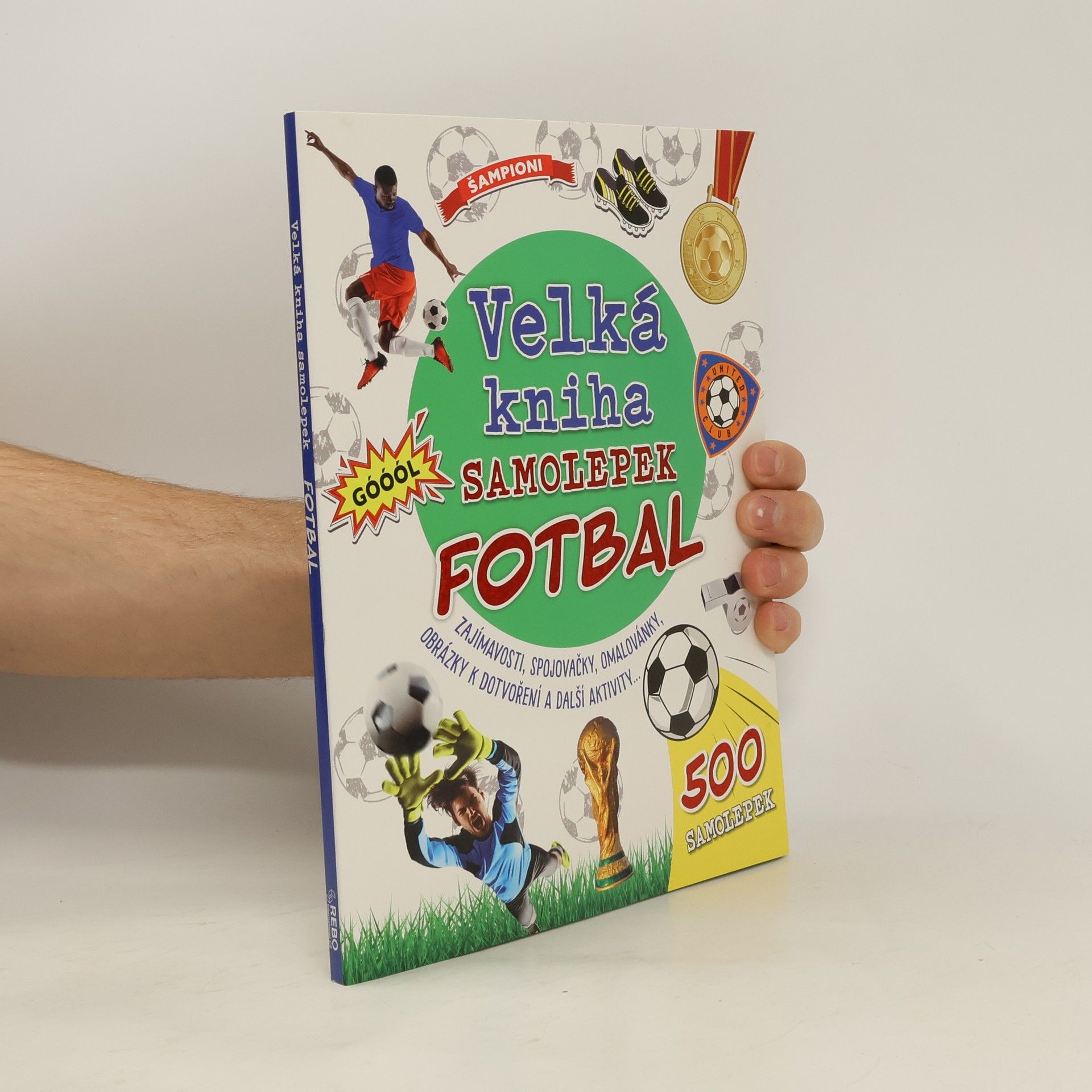 AA.VV. Velká kniha samolepek Fotbal