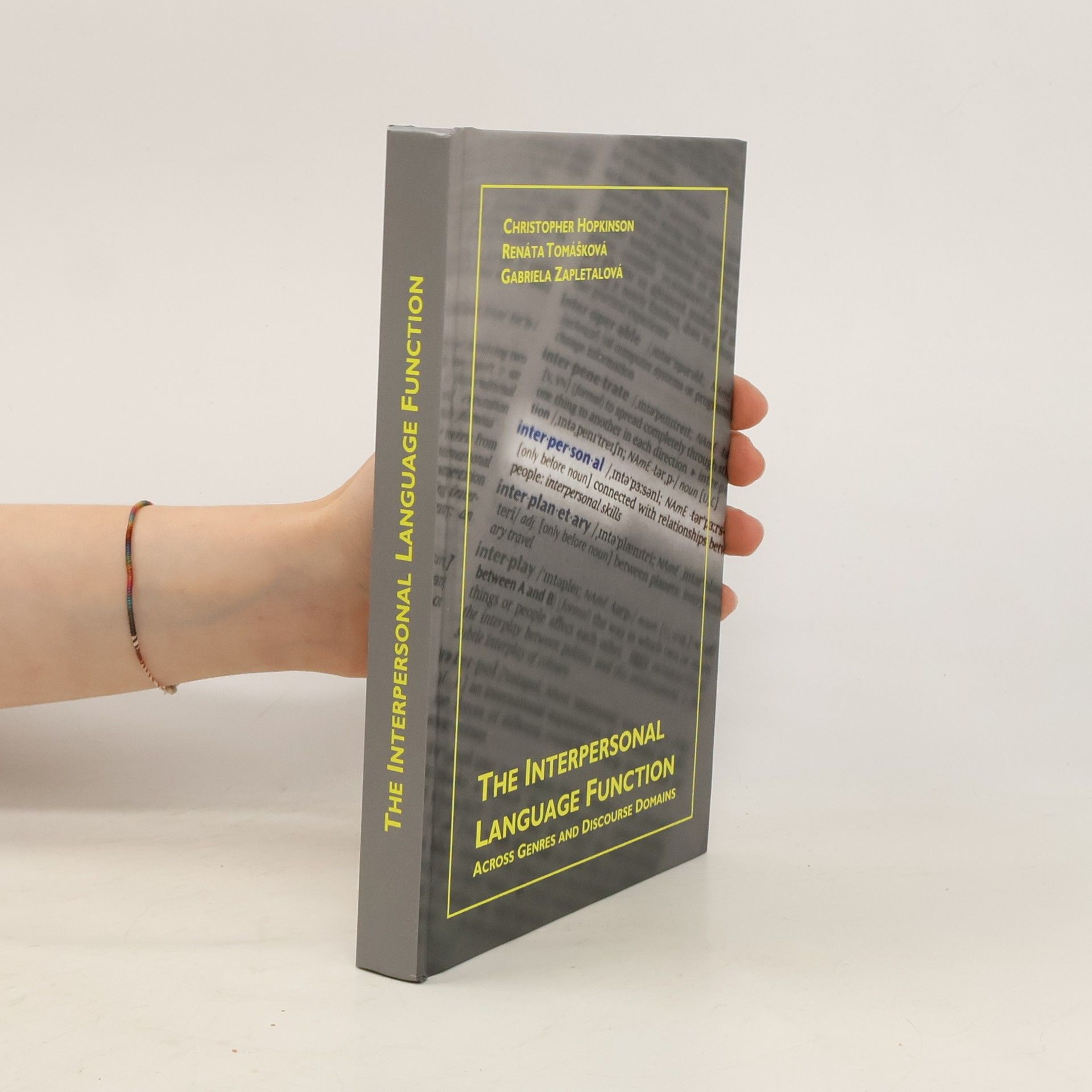 Christopher Hopkinson The Interpersonal Language Function Across Genres and Discourse Domains