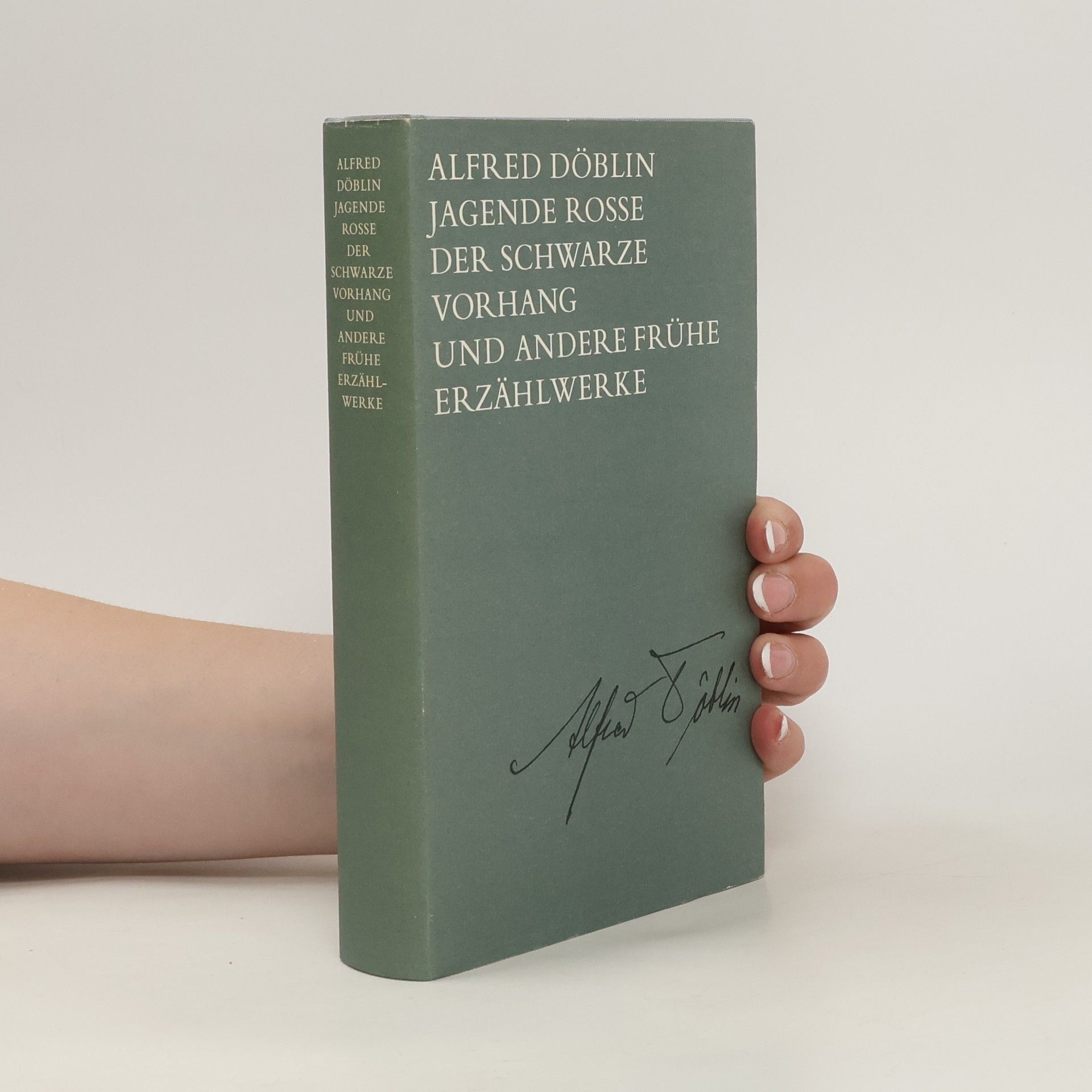 Alfred Döblin Jagende Rosse ; Der schwarze Vorhang und andere frühe Erzählwerke