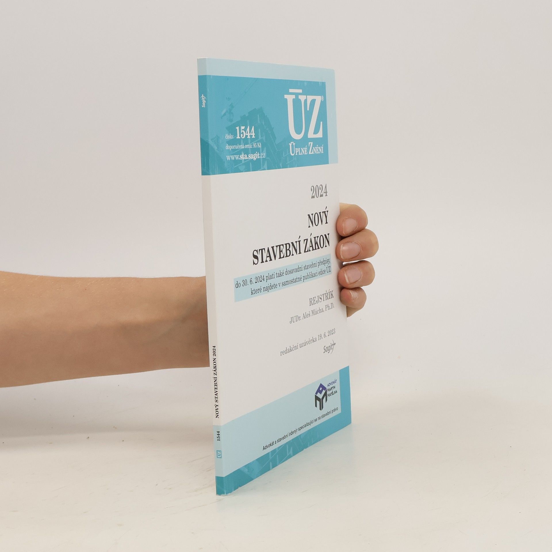 Collectif d'auteurs ÚZ 1544 Nový stavební zákon 2024