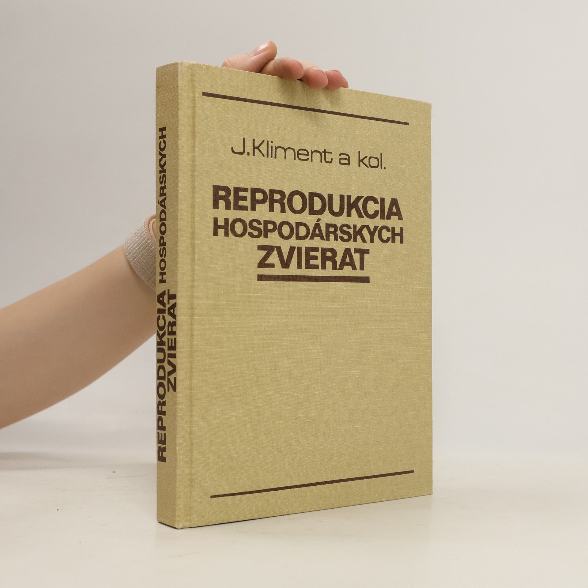 Jozef Kliment  Reprodukcia hospodárskych zvierat