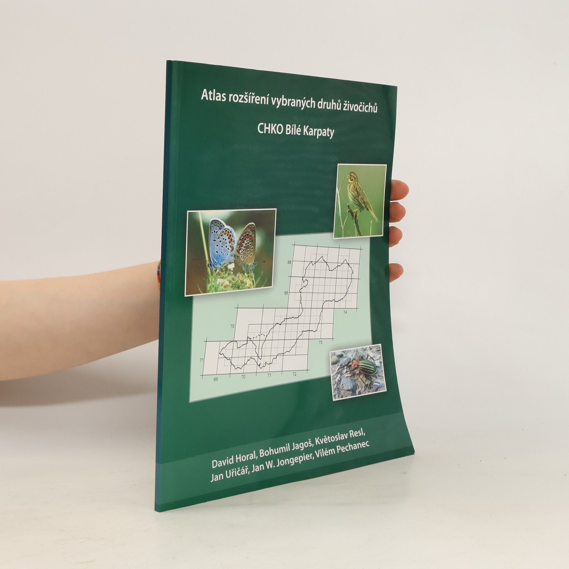 David Horal Atlas rozšíření vybraných druhů živočichů CHKO Bílé Karpaty