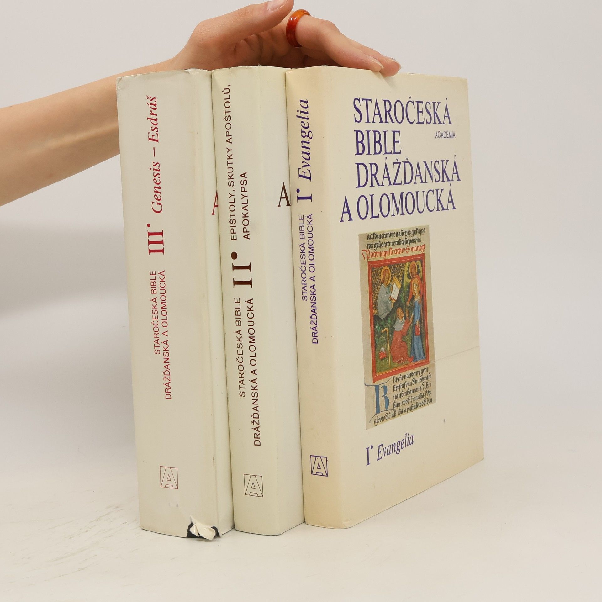 kolektiv Staročeská Bible Drážďanská a Olomoucká I.-III.