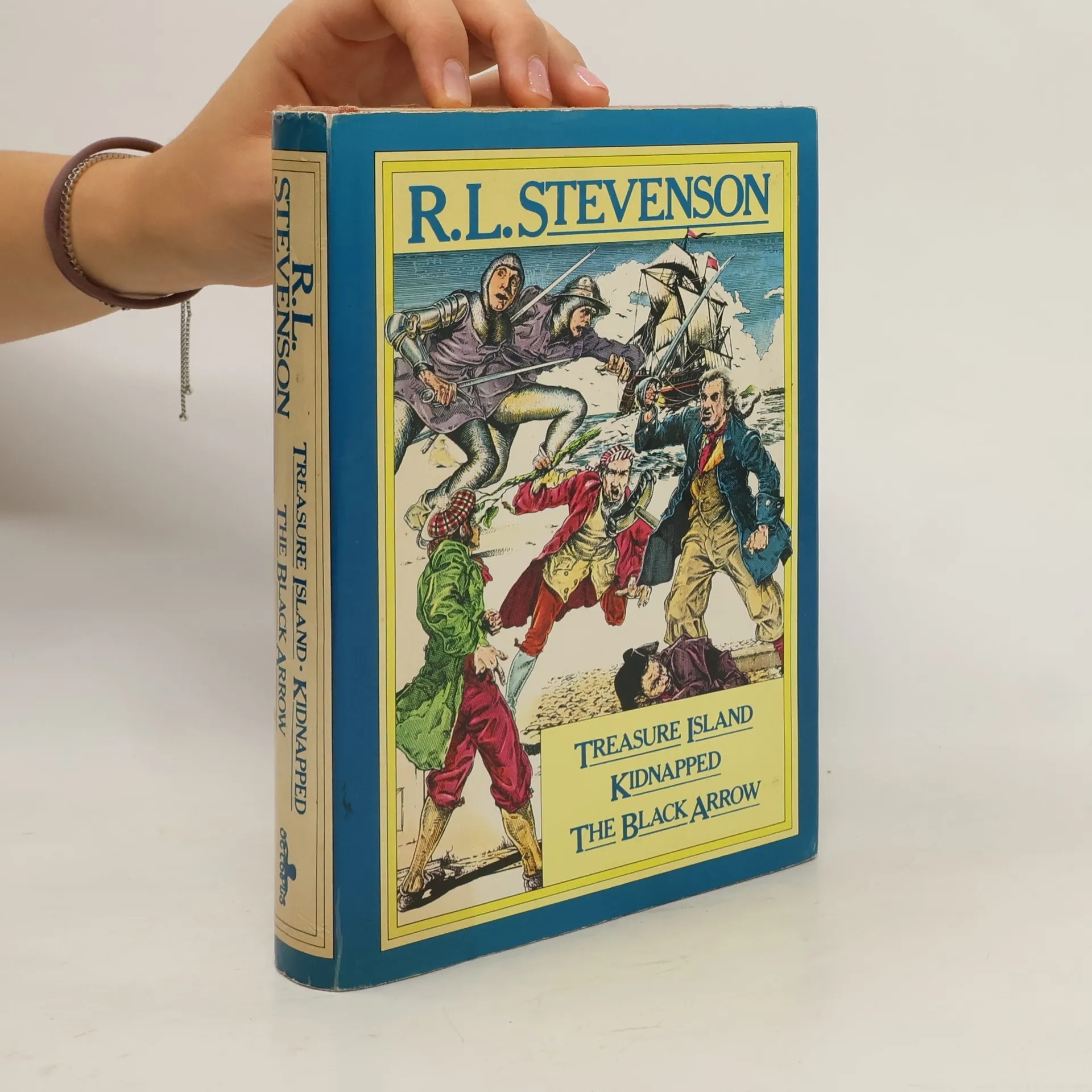 Treasure Island. Kidnapped. The Black Arrow | Book | Hardcover | Robert Louis Stevenson | EN