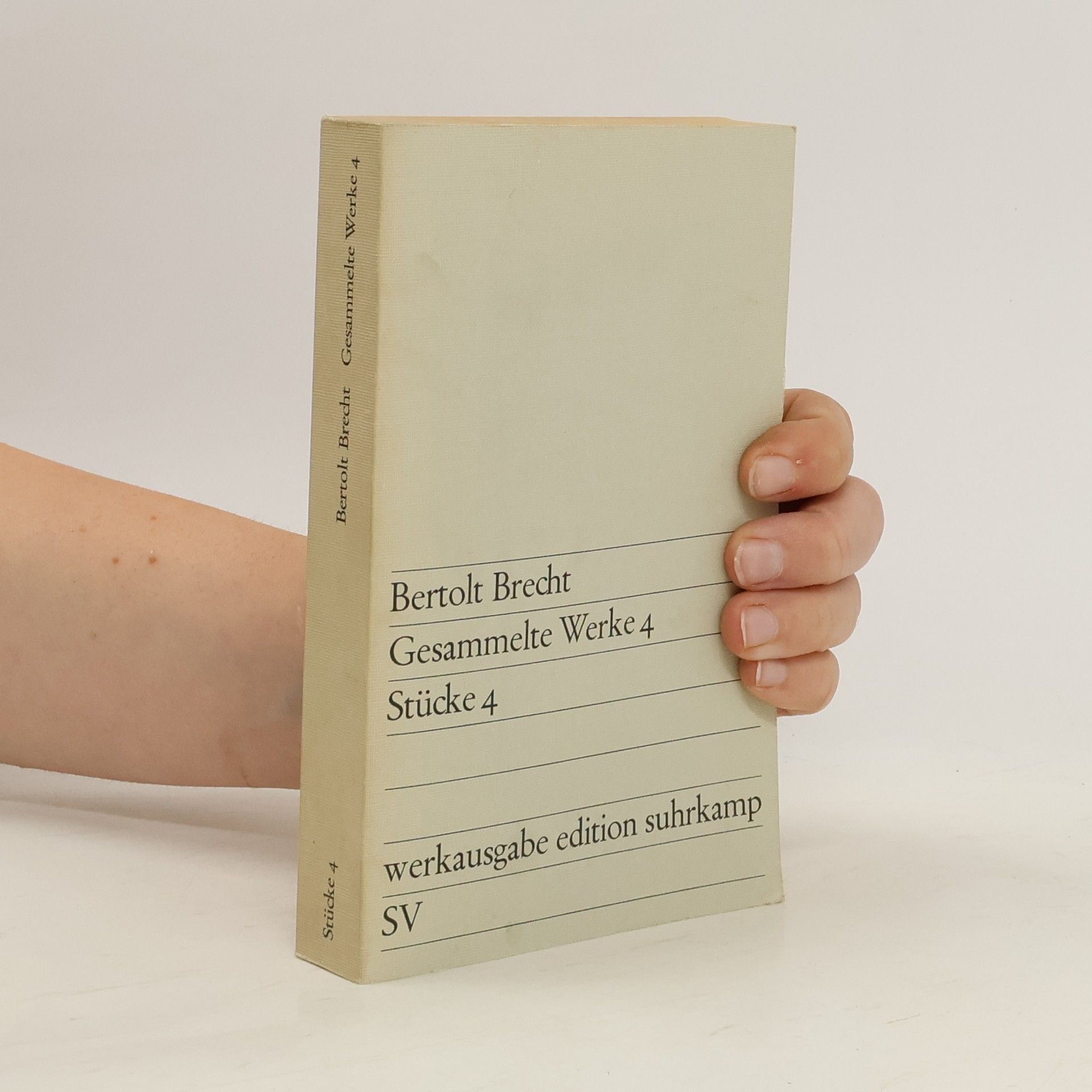 Bertolt Brecht Gesammelte Werke 4 Stücke 4