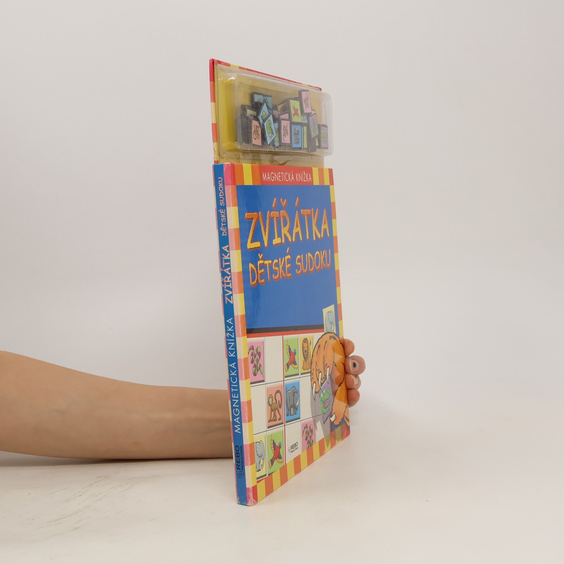 kolektiv Zvířátka : dětské sudoku : knížka her Dětské sudoku - Zvířátka Magnetická knížka - Zvířátka