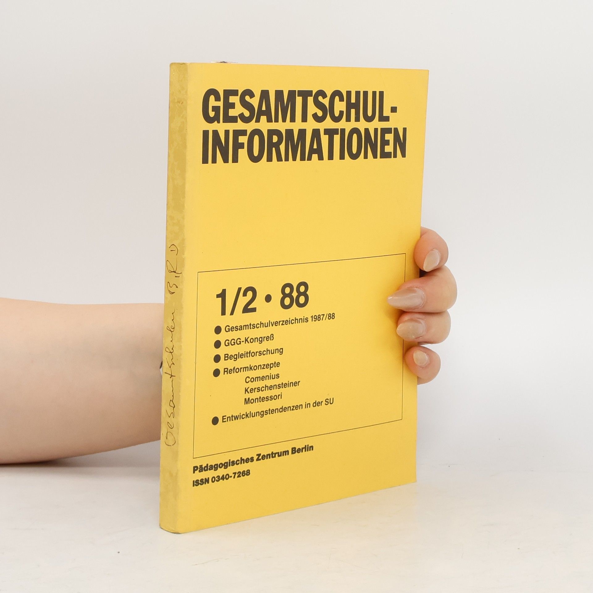 Autorenkollektiv Gesamtschul-Informationen 1/2, 88