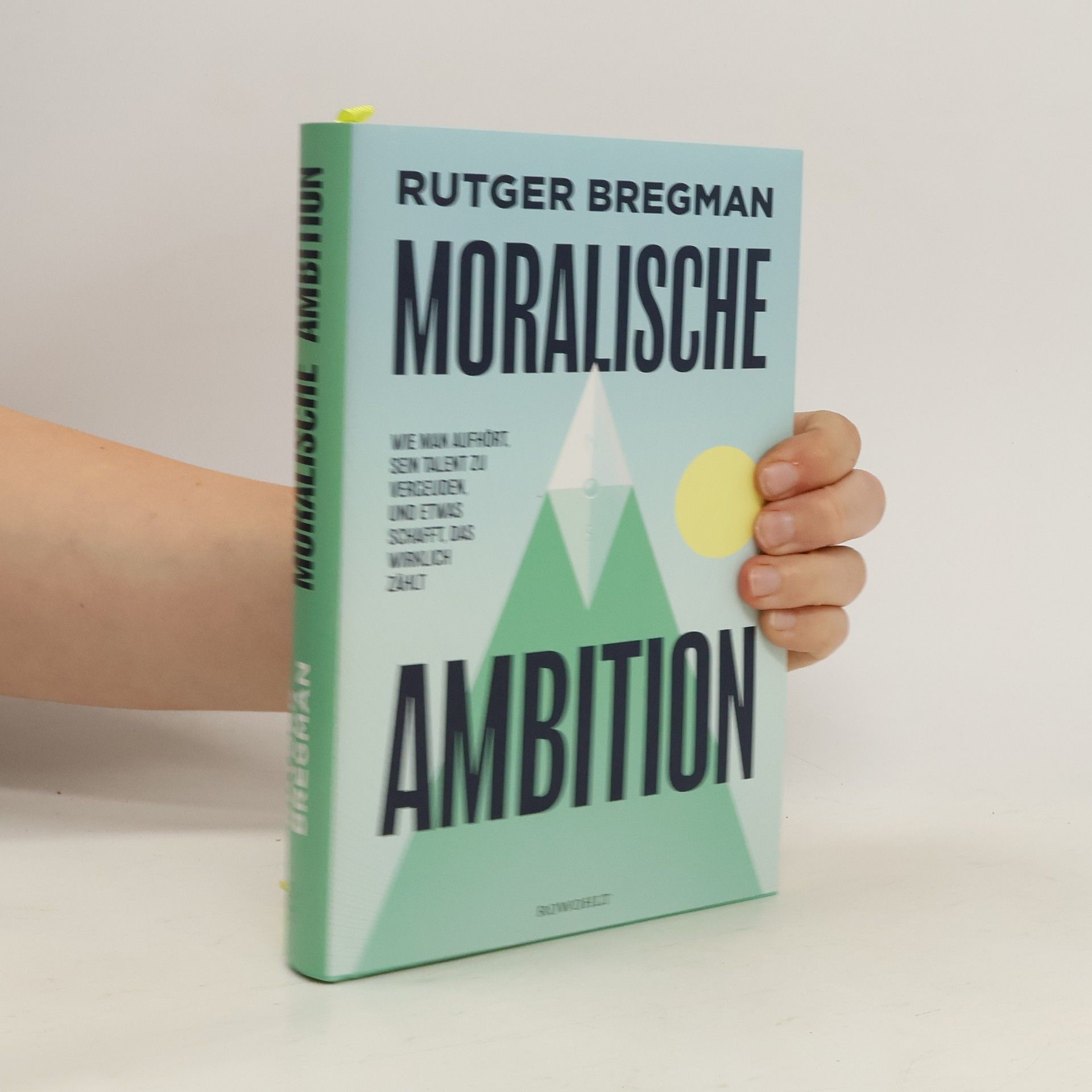 Rutger Bregman Moralische Ambition. Wie man aufhört, sein Talent zu vergeuden, und etwas schafft, das wirklich zählt