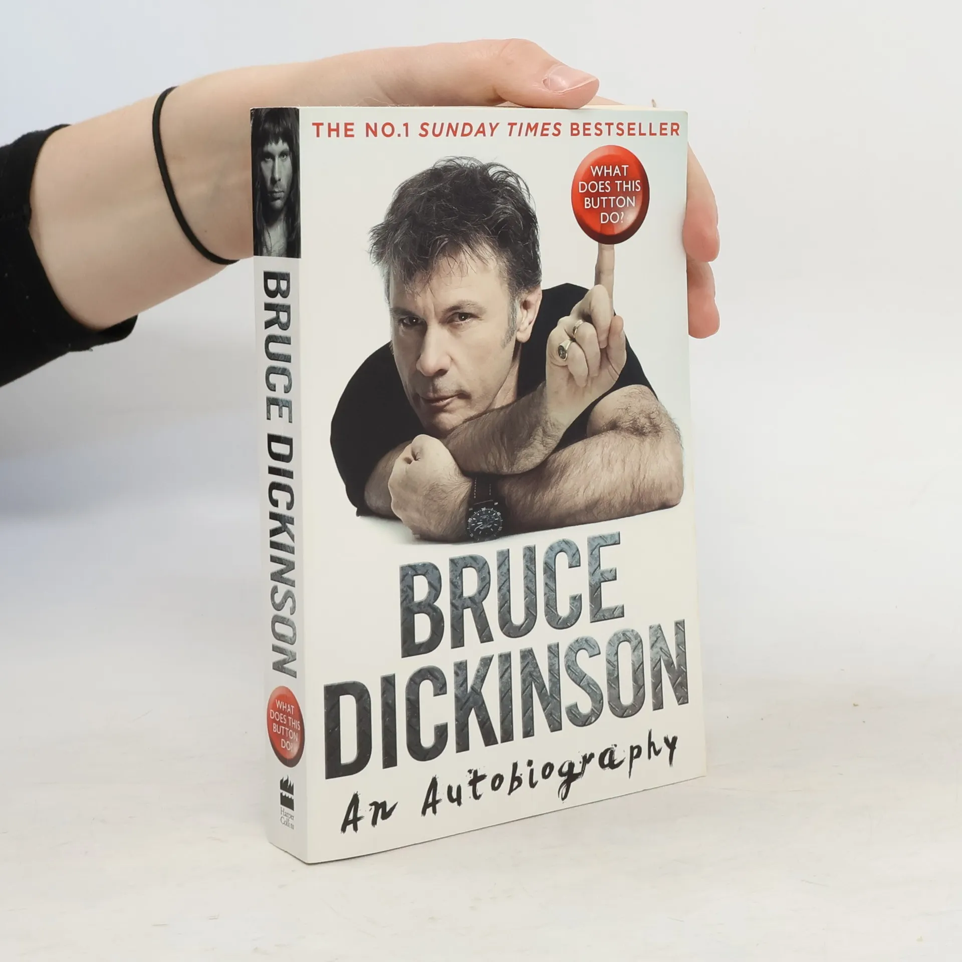 What does this button do? | Book | Paperback | Bruce Dickinson | EN