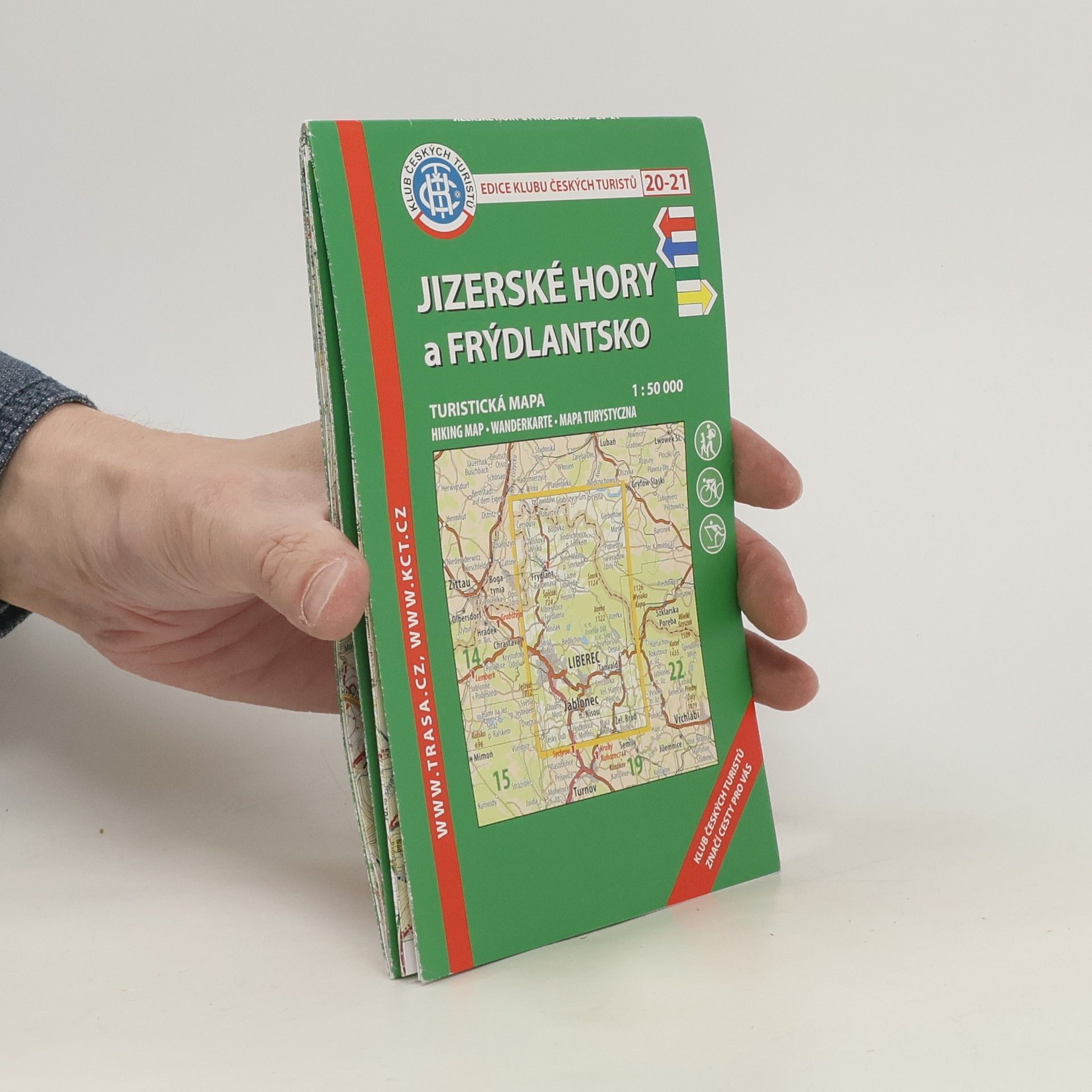 Auteurscollectief Jizerské hory a Frýdlantsko : turistická mapa 1:50 000 Frýdlantsko