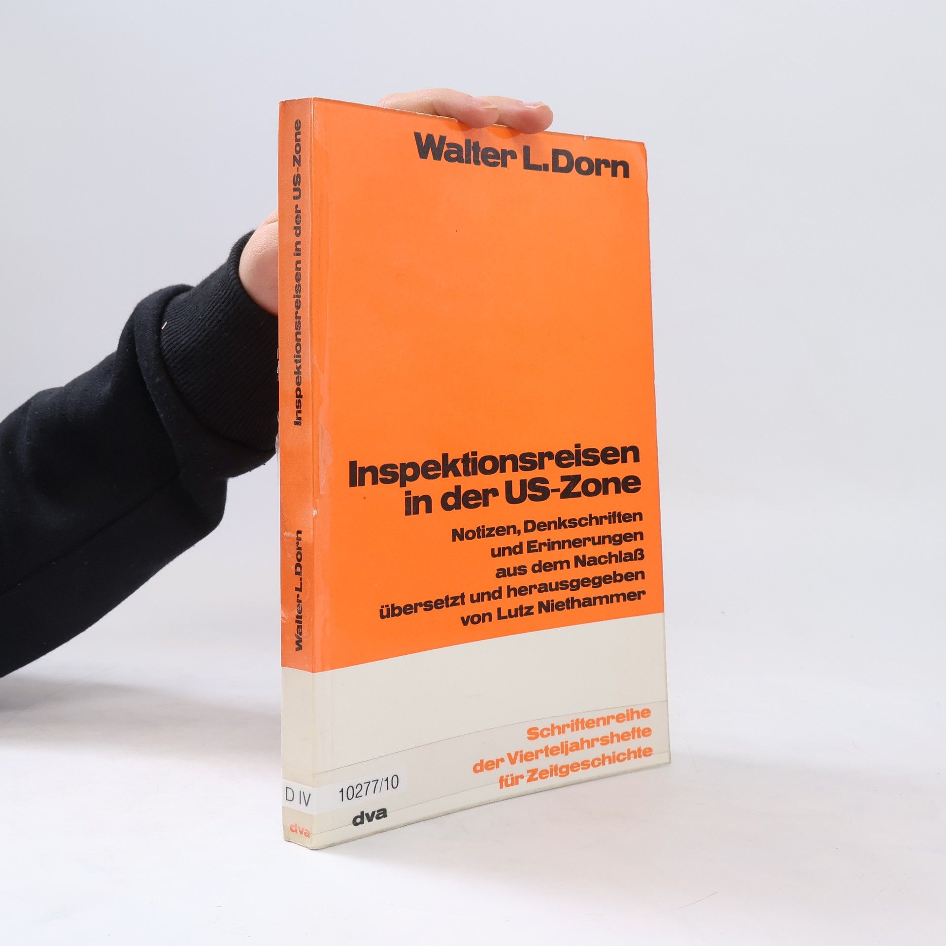 Walter L. Dorn Inspektionsreisen in der US-Zone