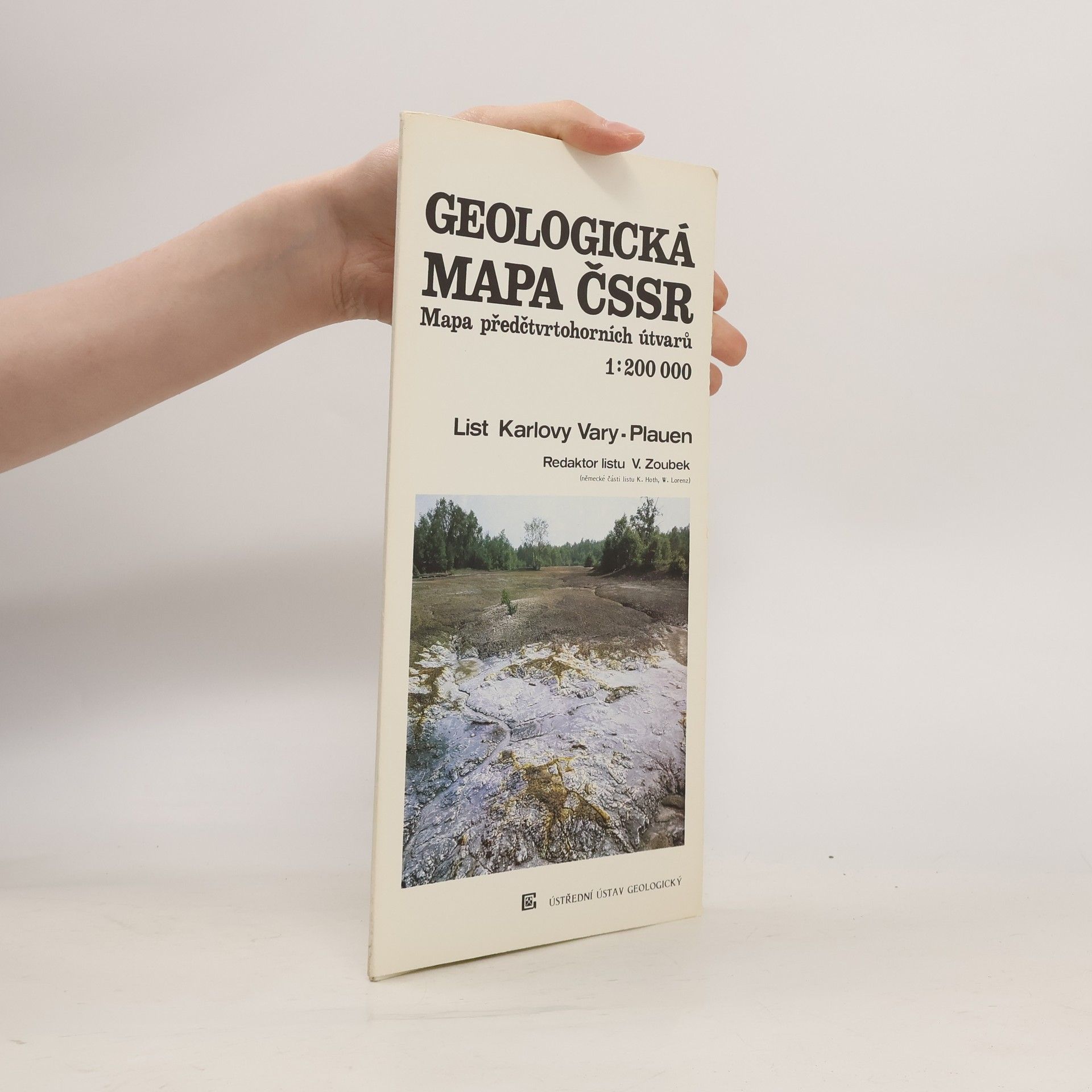 Collective Geologická mapa ČSSR. List Karlovy Vary-Plauen mapa předčtvrtohorních útvarů