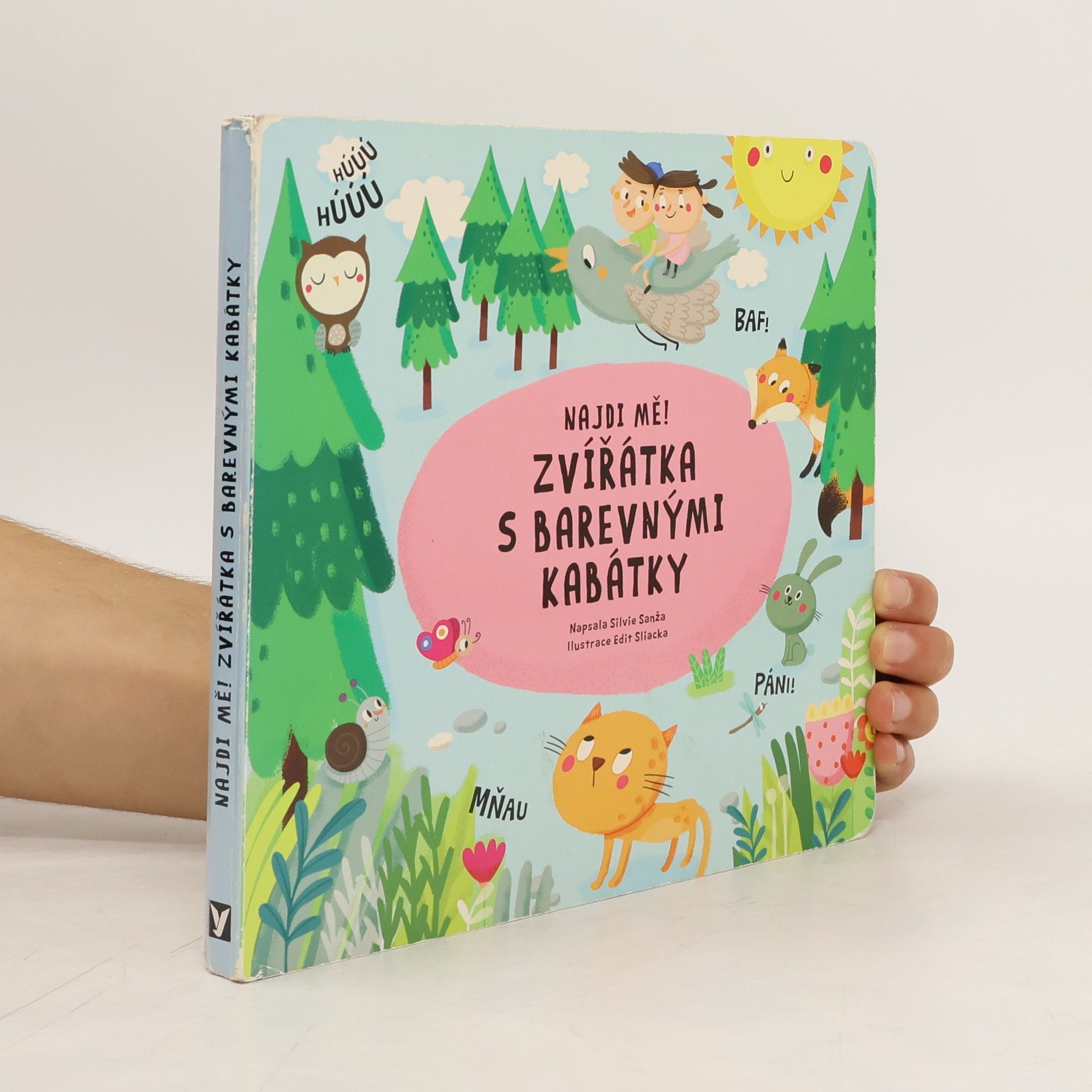 Silvie Sanža Najdi mě! Zvířátka s barevnými kabátky