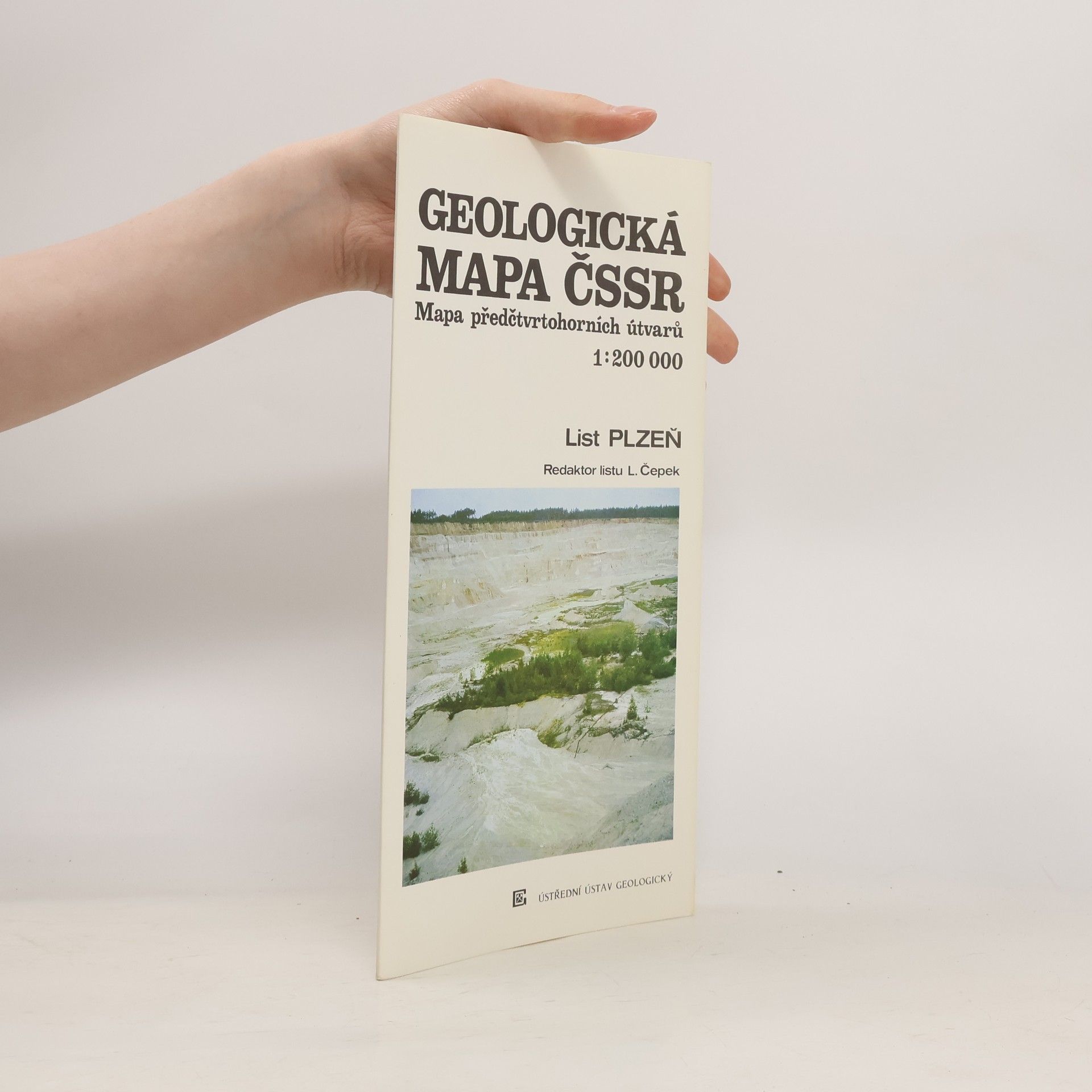 Autorenkollektiv Geologická mapa ČSSR. List Plzeň mapa předčtvrtohorních útvarů