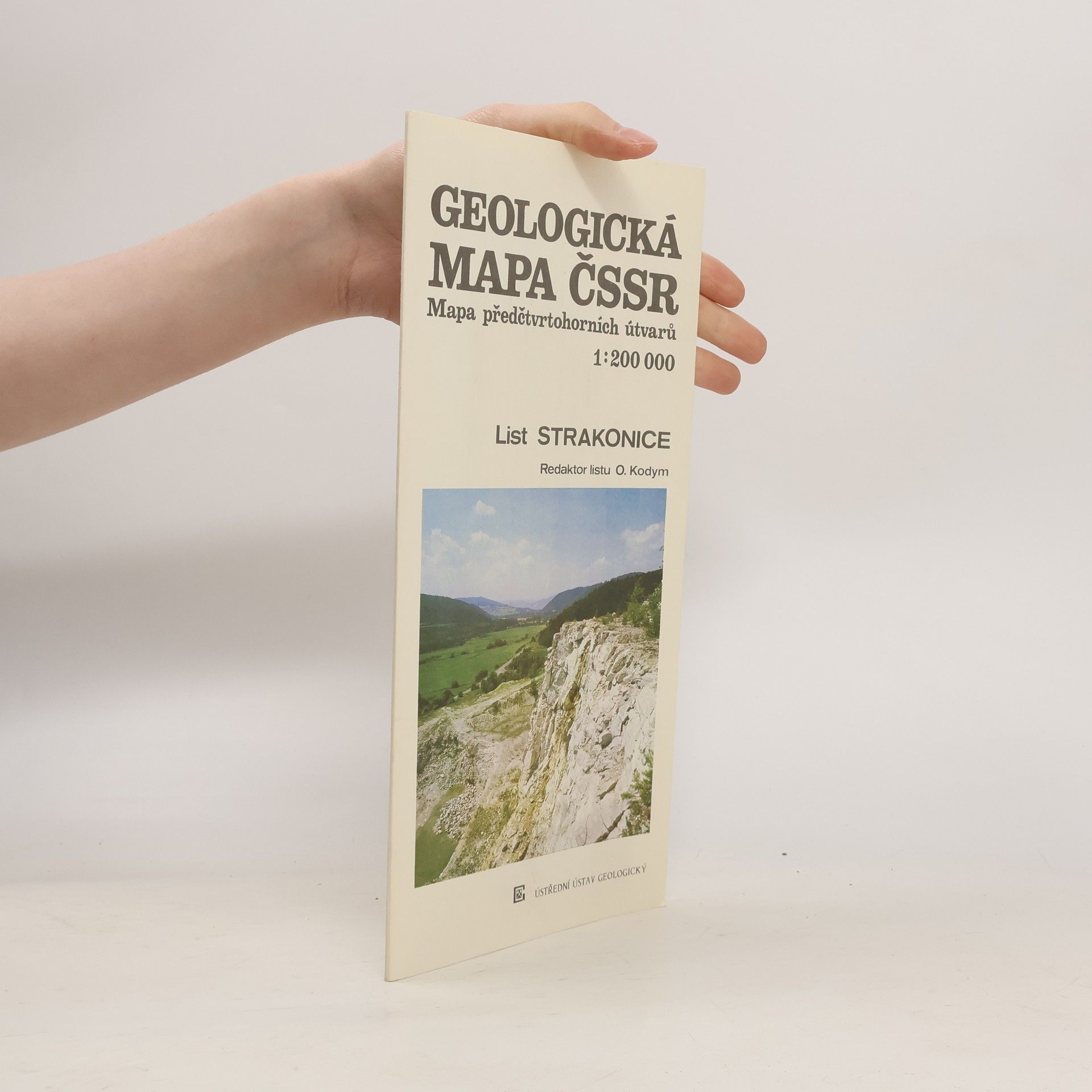 Autorenkollektiv Geologická mapa ČSSR. List Strakonice mapa předčtvrtohorních útvarů