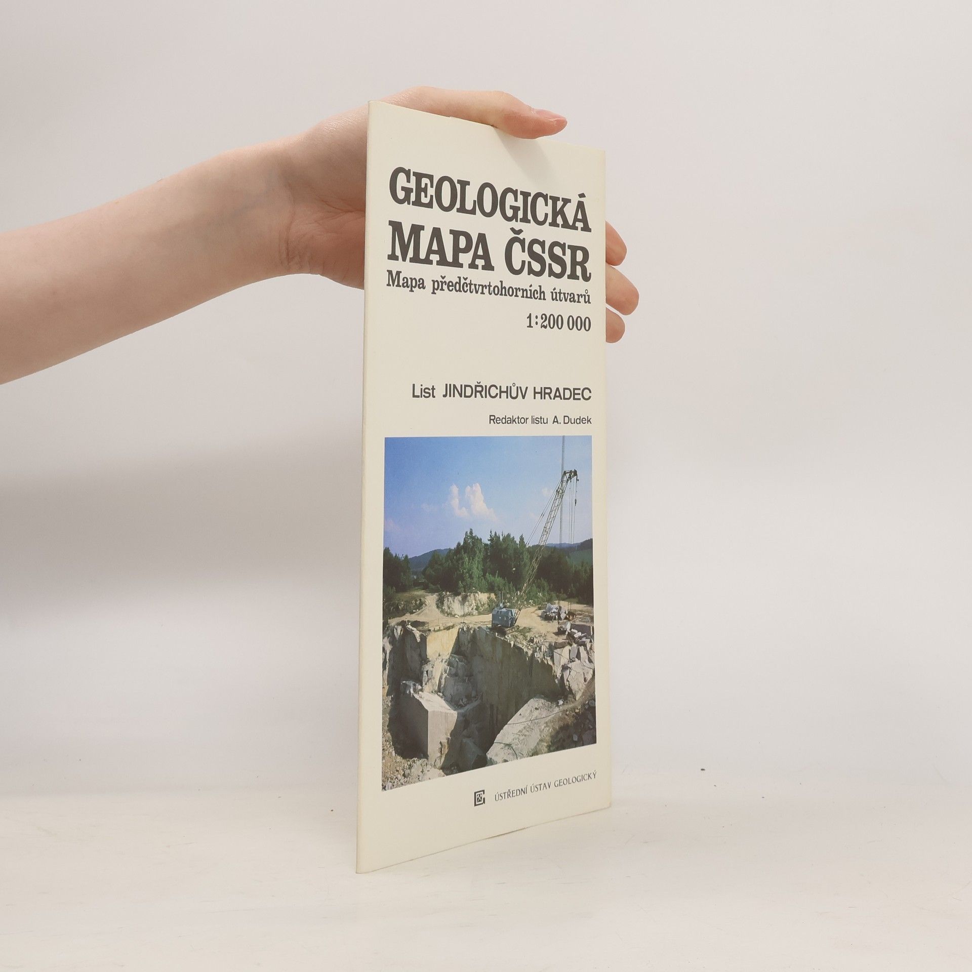 Arnošt Dudek Geologická mapa ČSSR. List Jindřichův Hradec