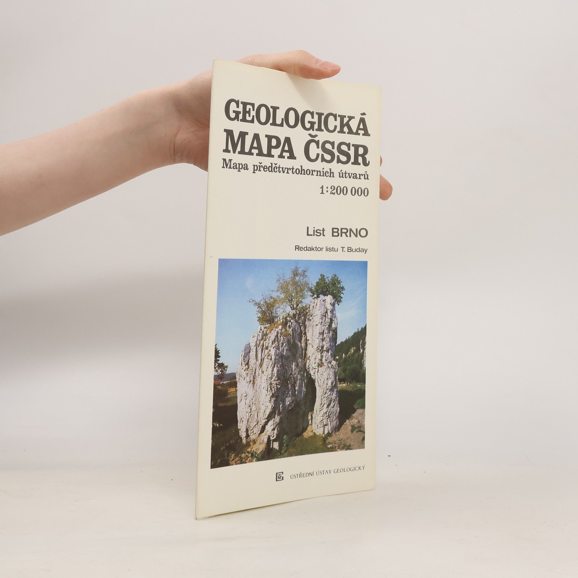 kolektiv Geologická mapa ČSSR. List Brno mapa předčtvrtohorních útvarů