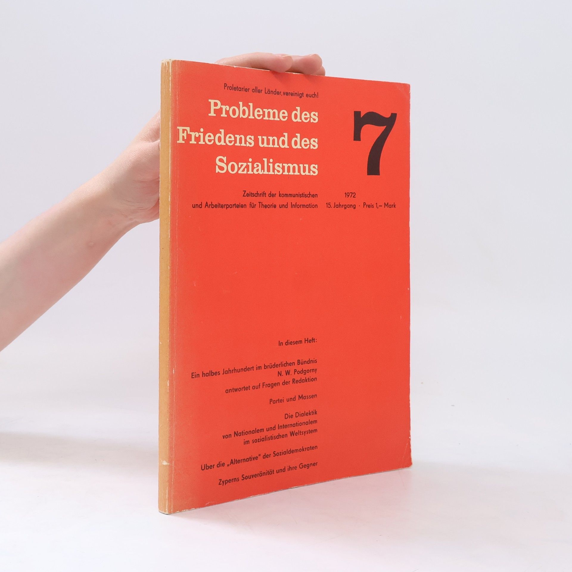Autorenkollektiv Probleme des Friedens und des Sozialismus 7