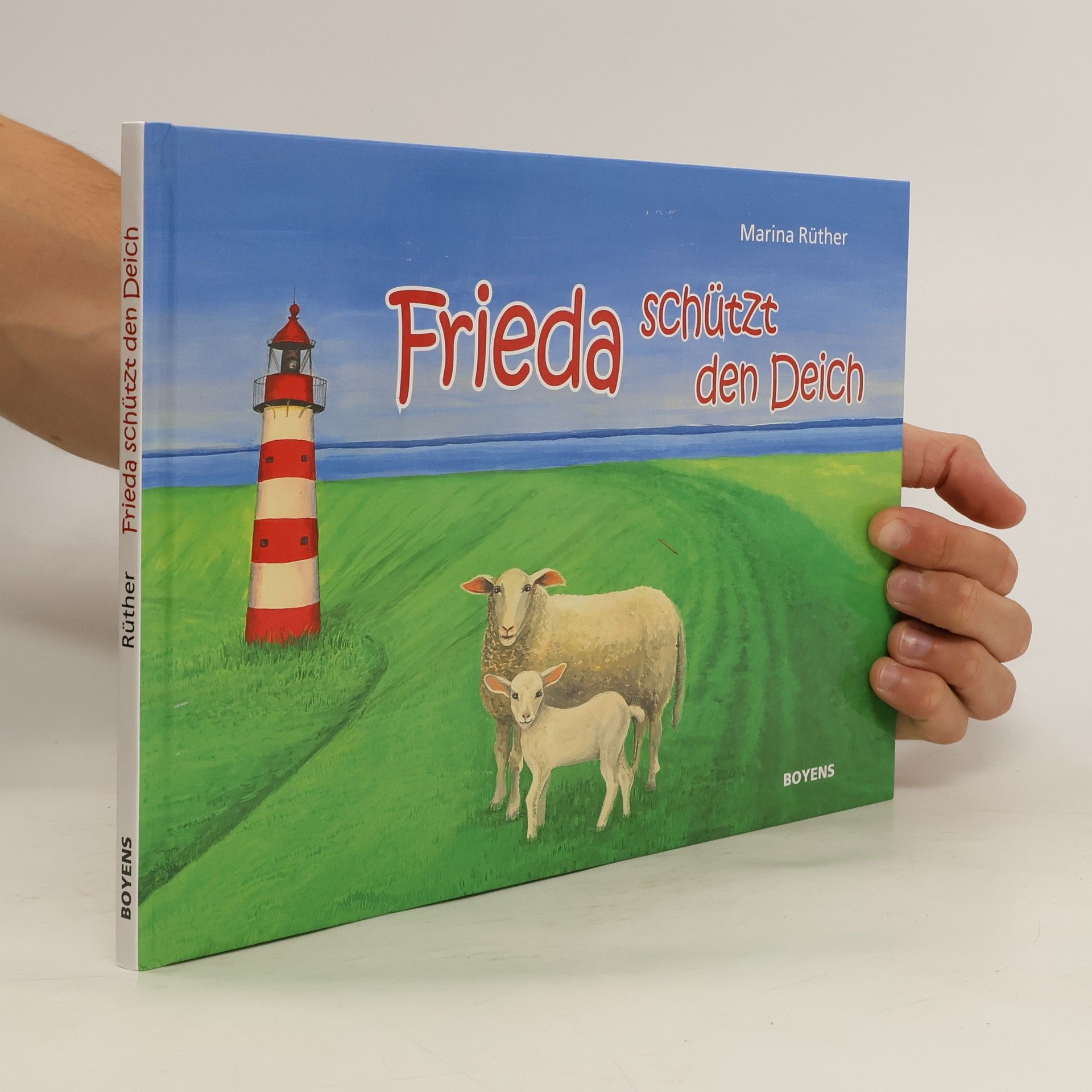 Marina Rüther Frieda schützt den Deich