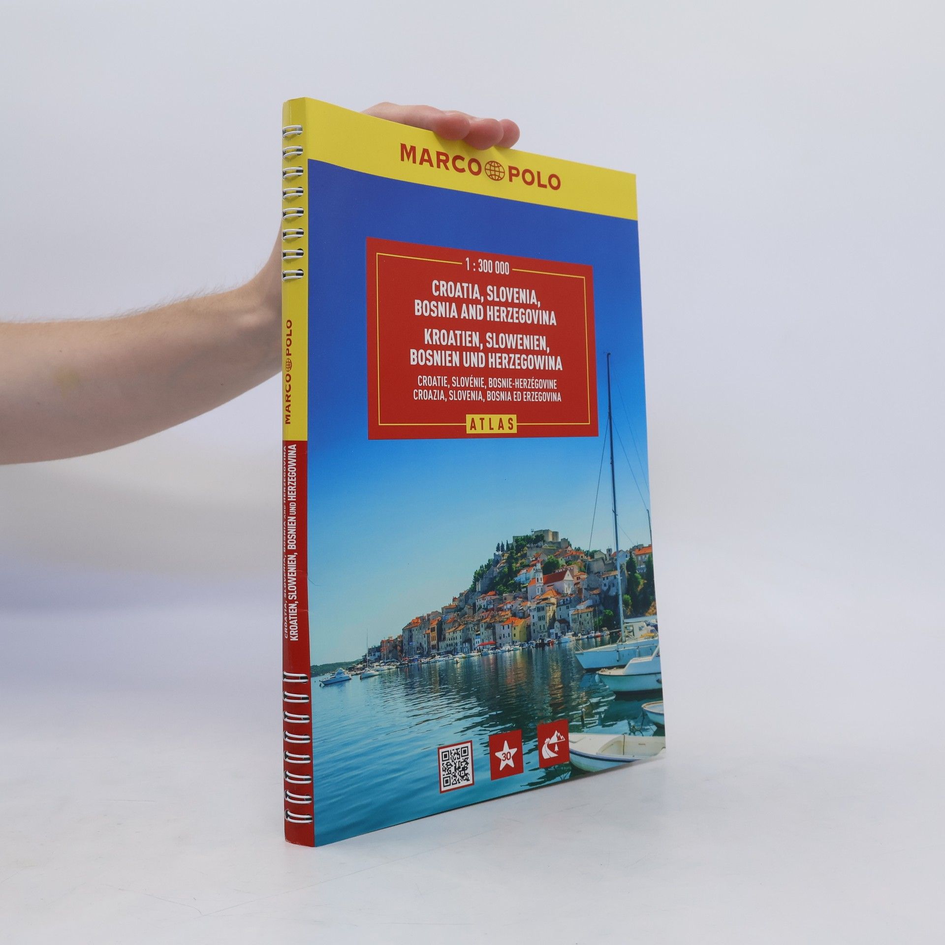 kolektiv MARCO POLO Reiseatlas Kroatien, Slowenien, Bosnien und Herzegowina 1:300.000
