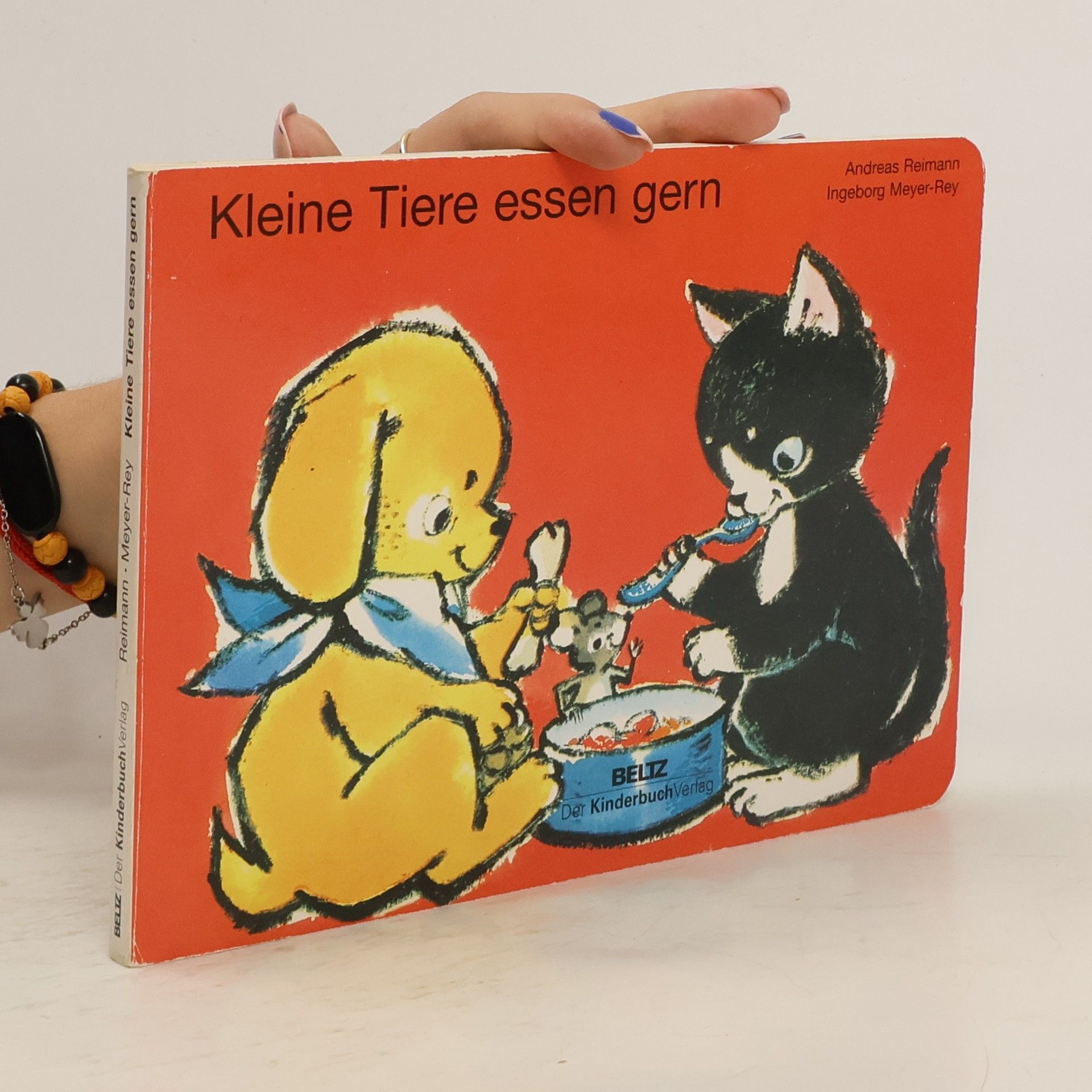 Andreas Reimann Kleine Tiere essen gern. Vierfarbiges Pappbilderbuch