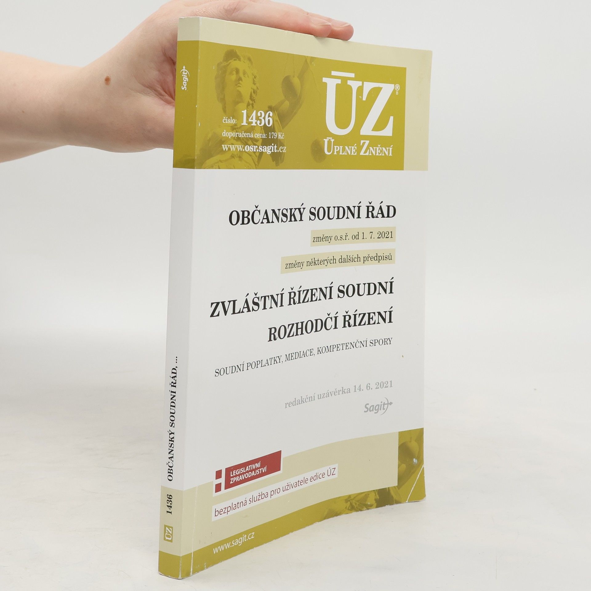 Autorenkollektiv Občanský soudní řád ; Zvláštní řízení soudní ; Rozhodčí řízení [ÚZ 2021 č. 1436]