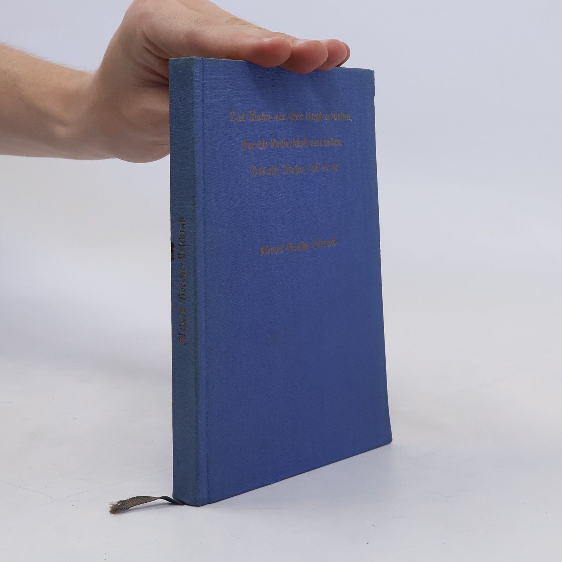 Johann Wolfgang von Goethe Kleines Goethe-Lesebuch