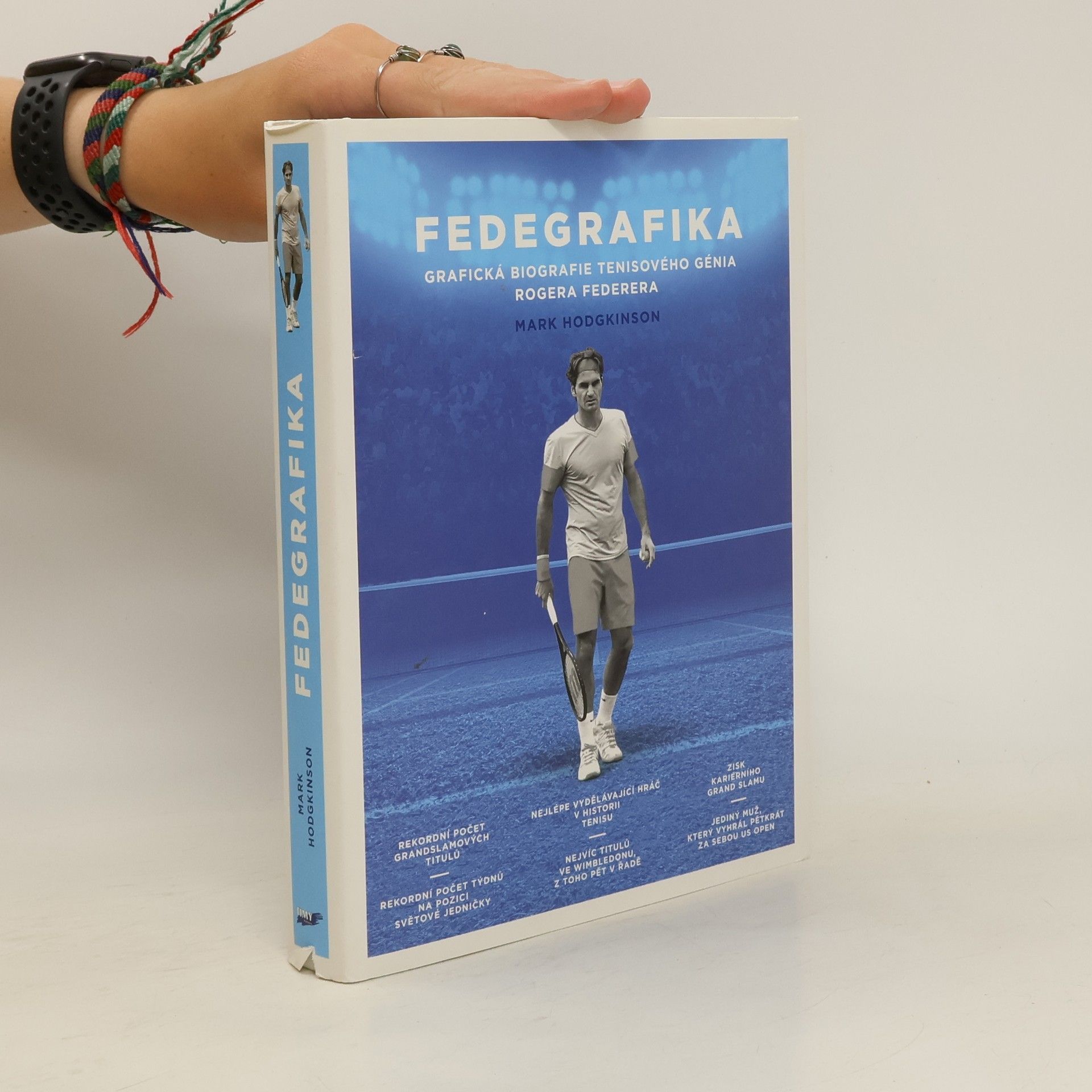 Mark Hodgkinson Fedegrafika : grafická biografie tenisového génia Rogera Federera
