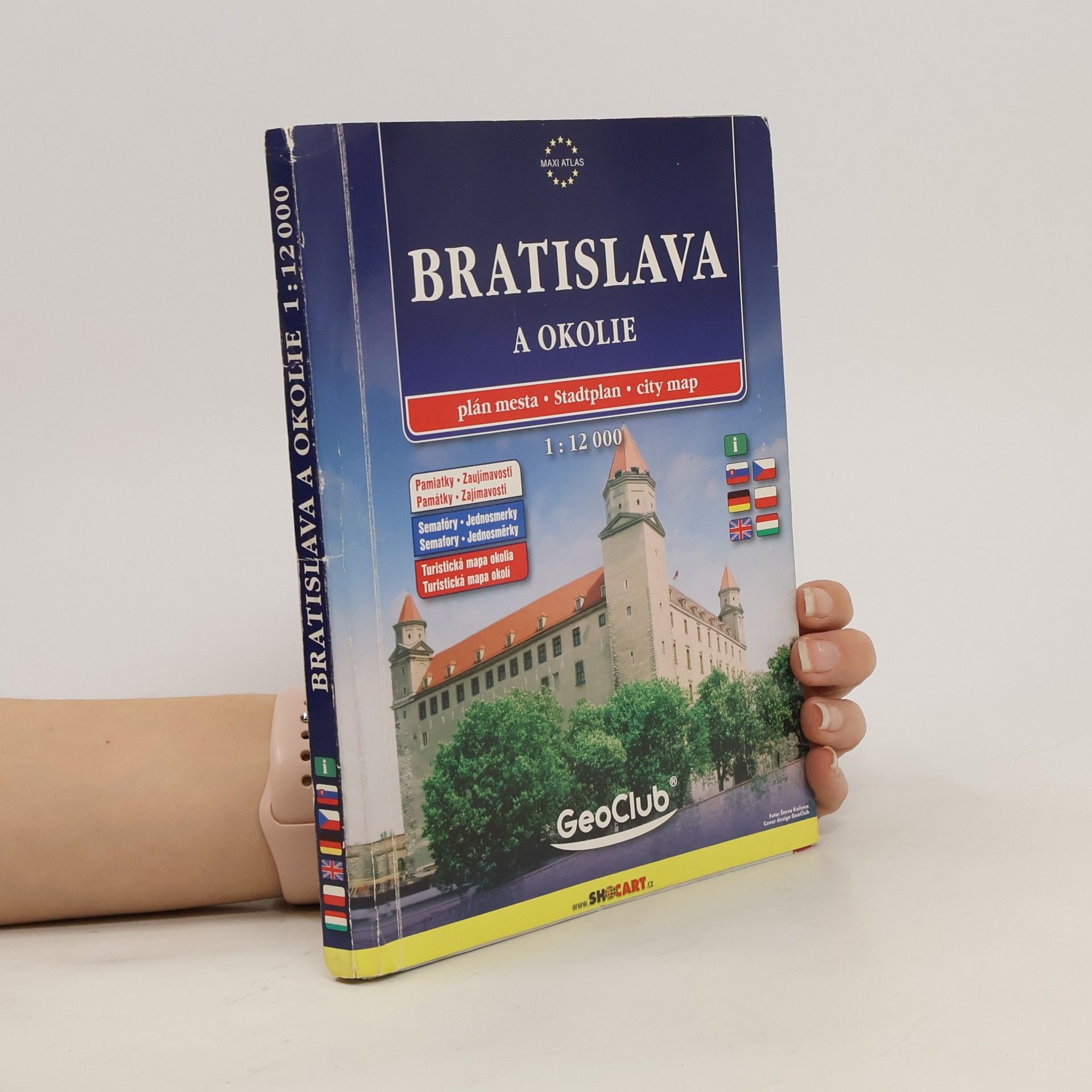 SH Ocart (firma) Bratislava a okolie. Plán mesta 1:12 000