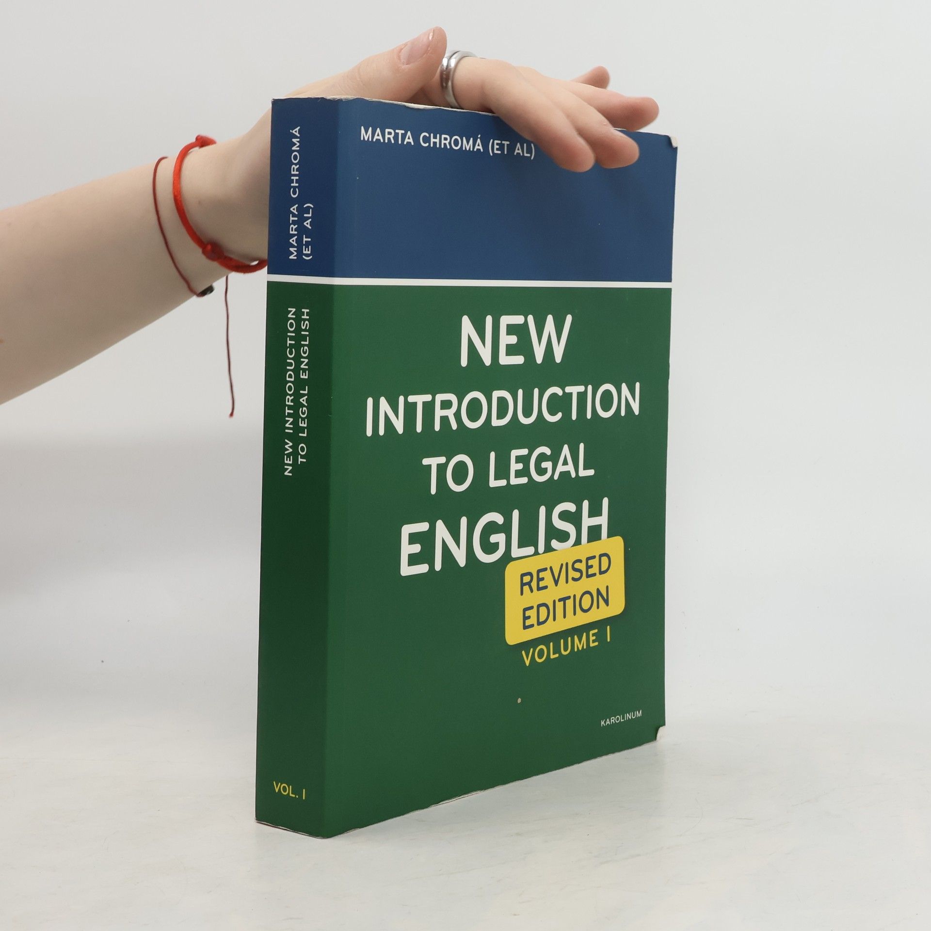 Marta Chromá New introduction to legal English. Revised edition. Volume I