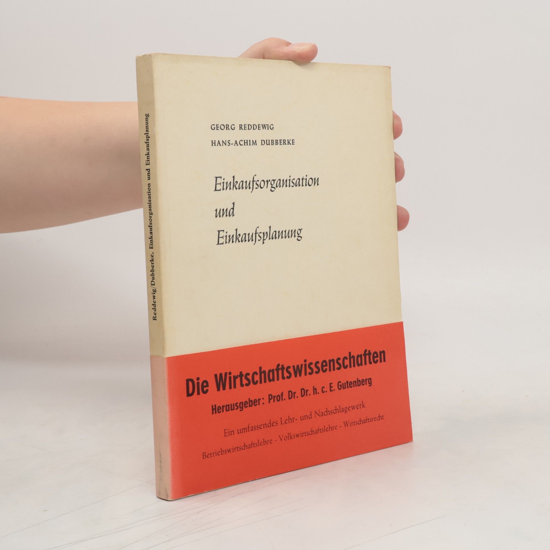Georg Reddewig Einkaufsorganisation und Einkaufsplanung