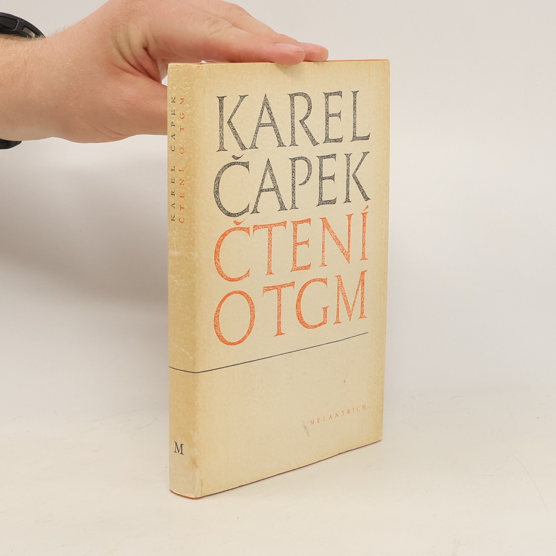 Karel Čapek Čtení o T. G. Masarykovi