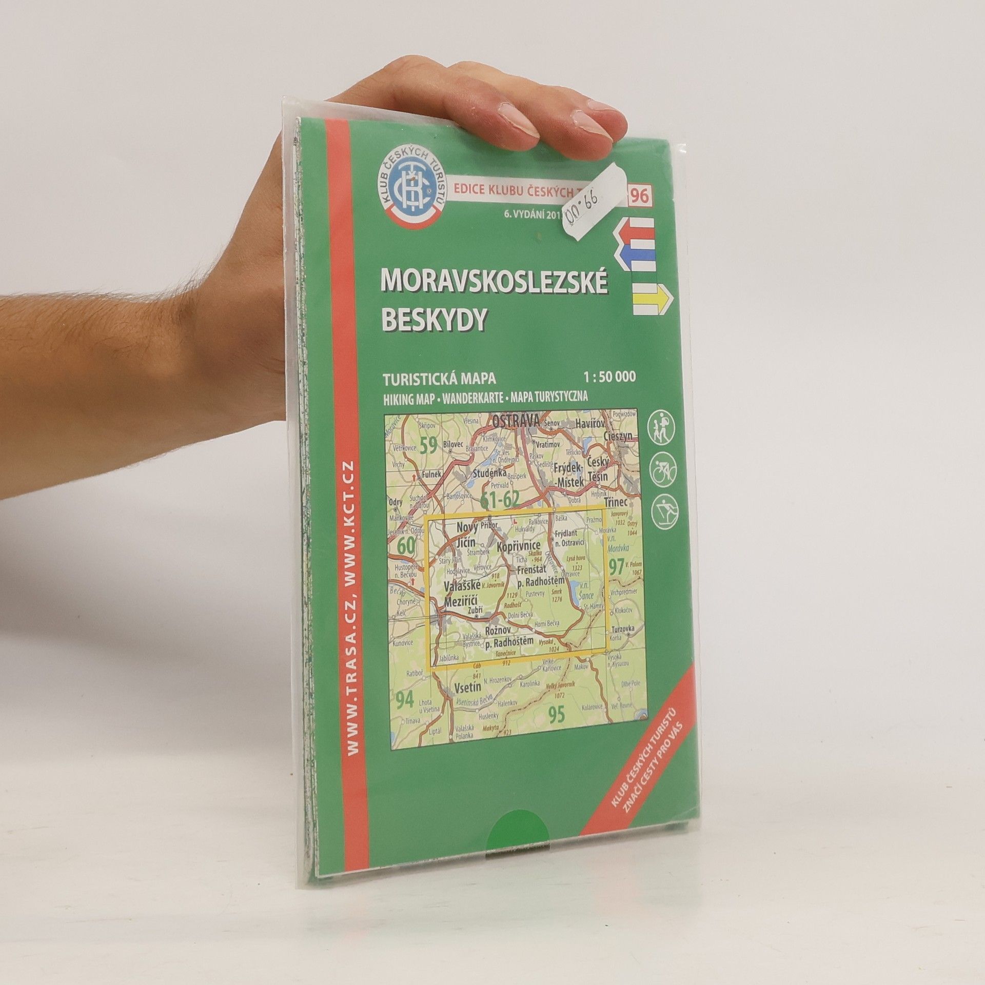 Collectif d'auteurs Moravskoslezské Beskydy turistická mapa 1:50 000