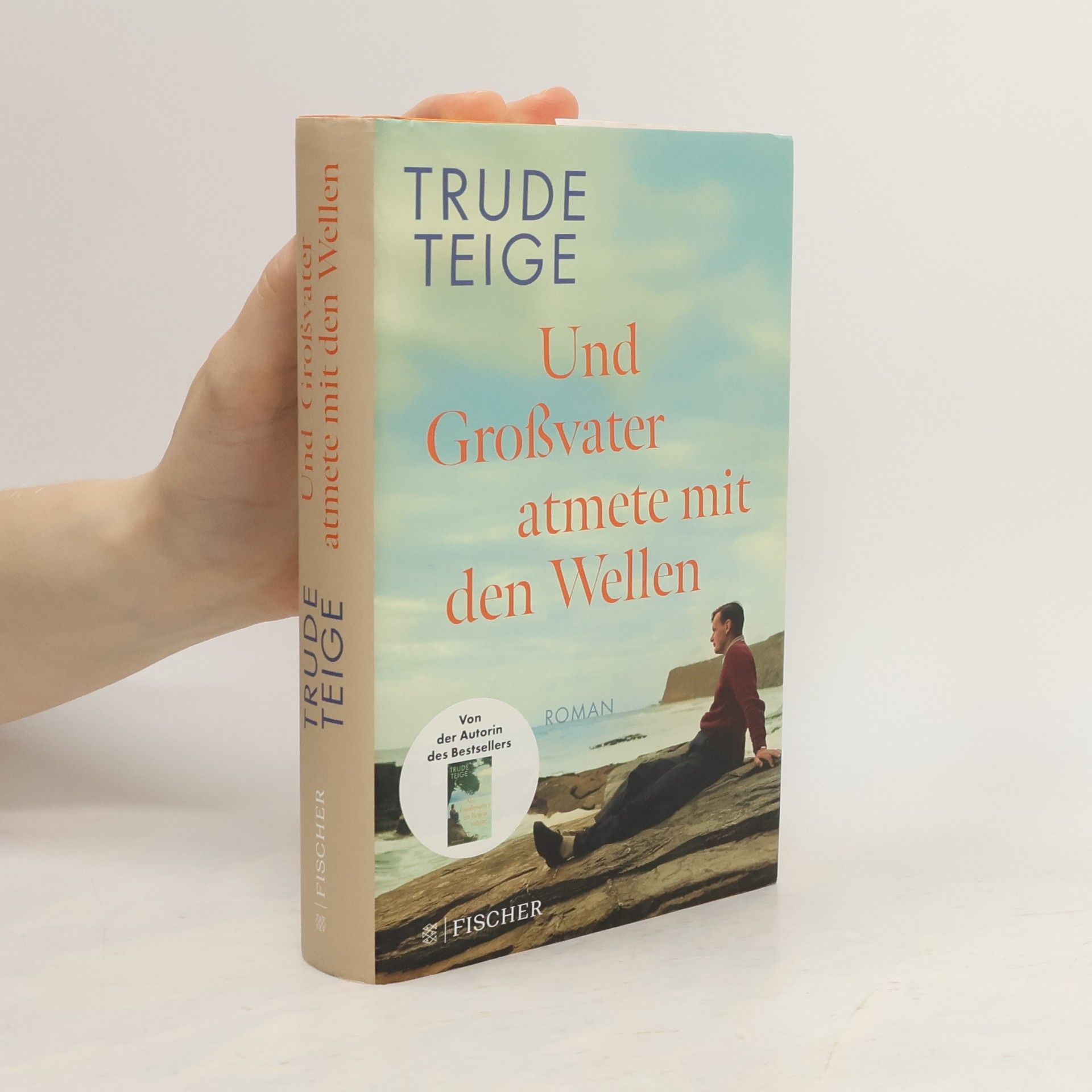 Trude Teige Und Großvater atmete mit den Wellen