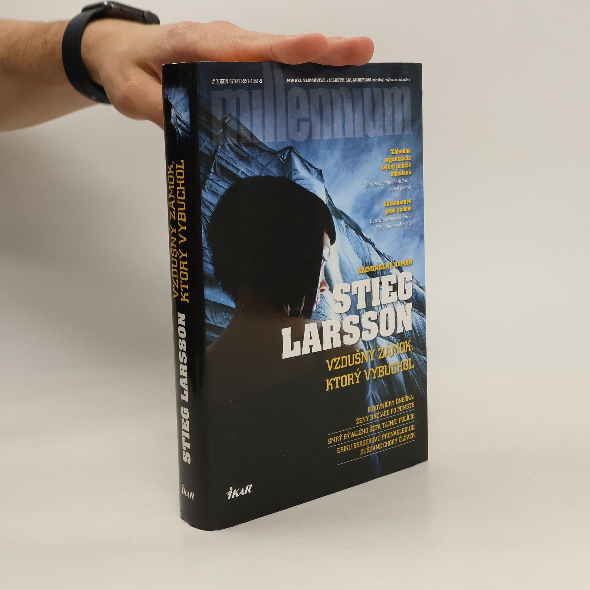 Stieg Larsson Vzdušný zámok, ktorý vybuchol
