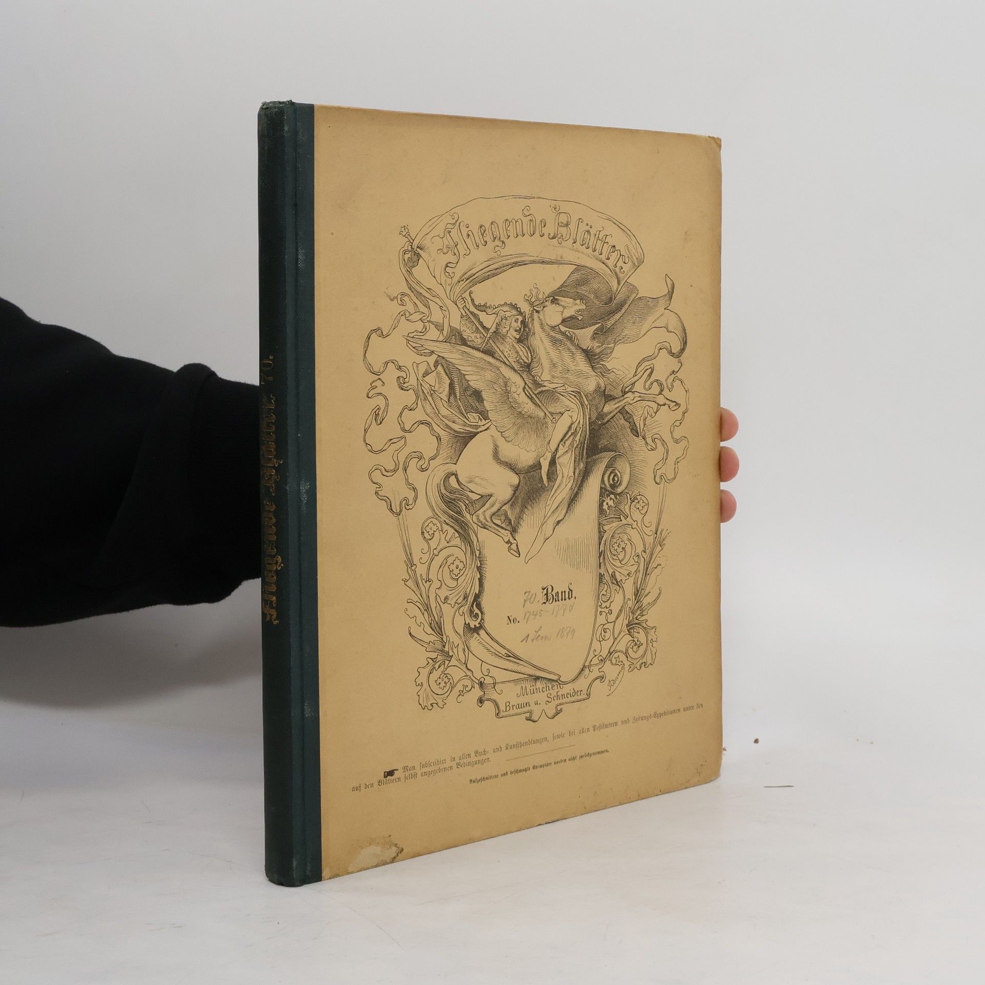 Auteurscollectief Fliegende Blätter. Band LXX.