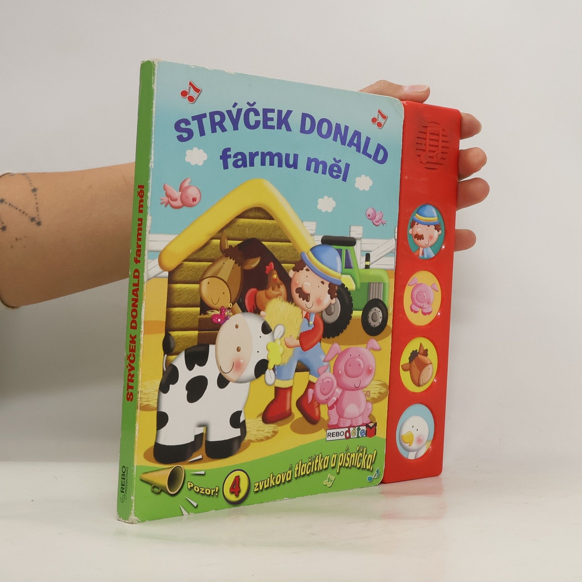Collectif d'auteurs Strýček Donald farmu měl - 4 zvuková tlačítka a písnička!