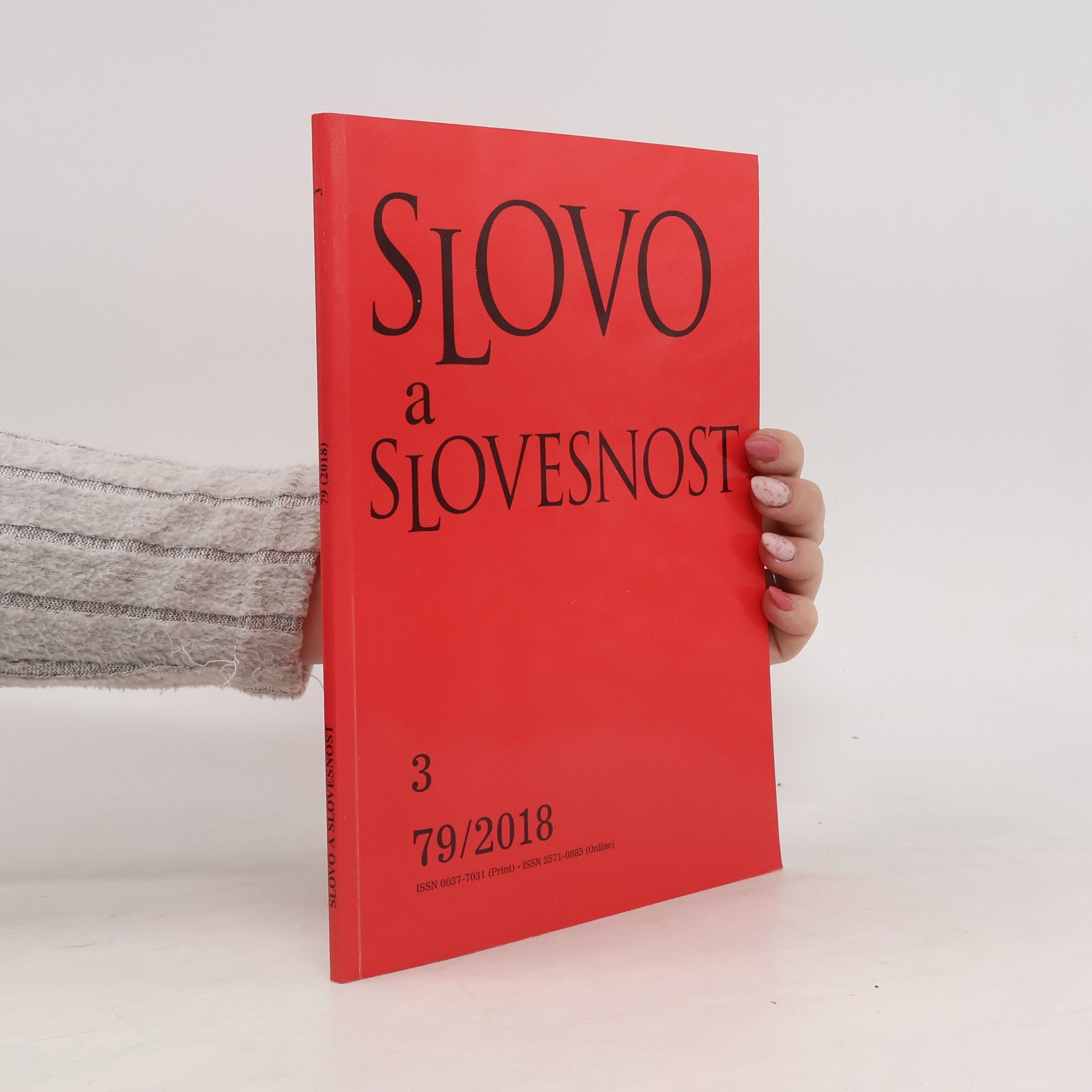AA.VV. Slovo a slovesnost 3 79/2018
