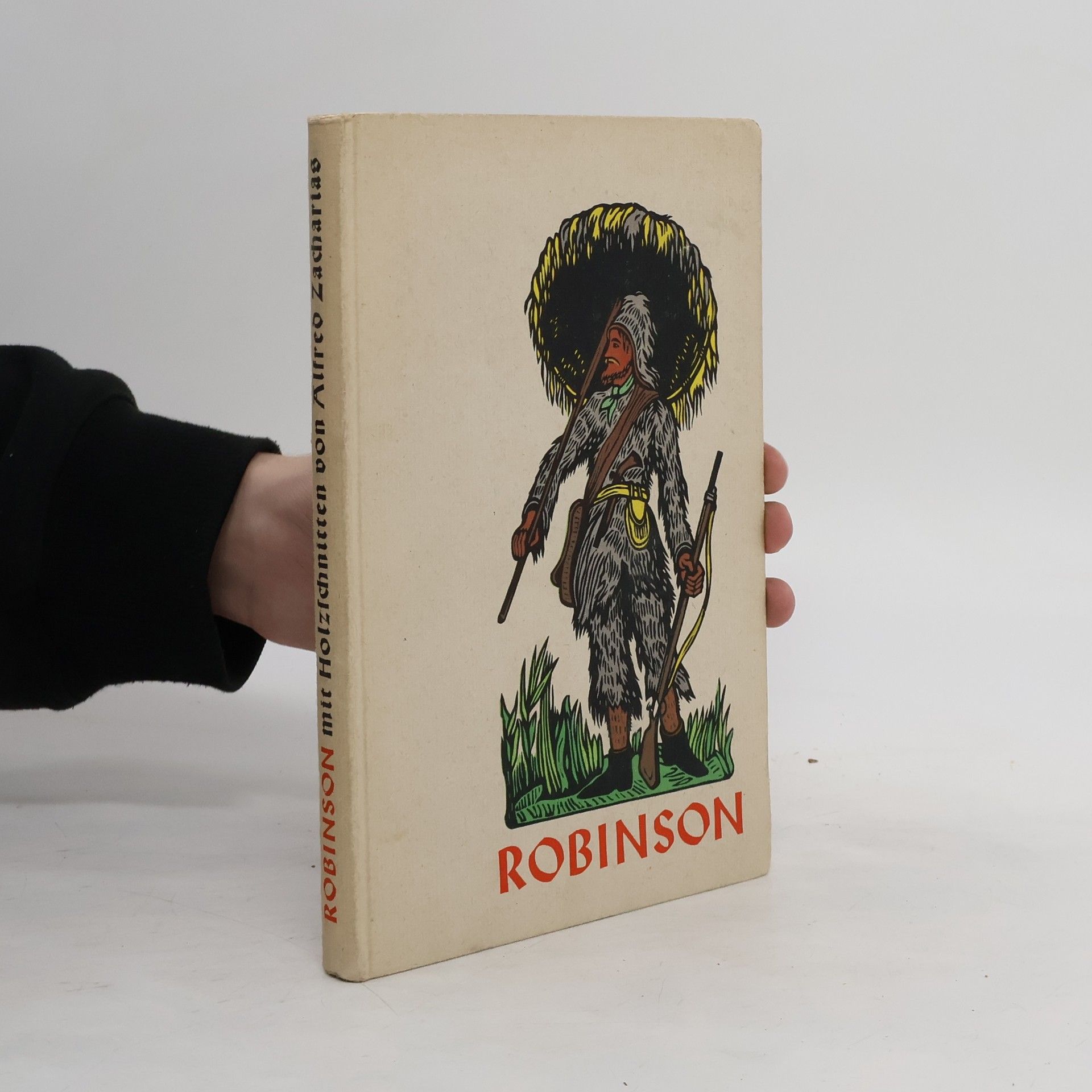 Alfred Zacharias Robinson mit Holzfchnitten
