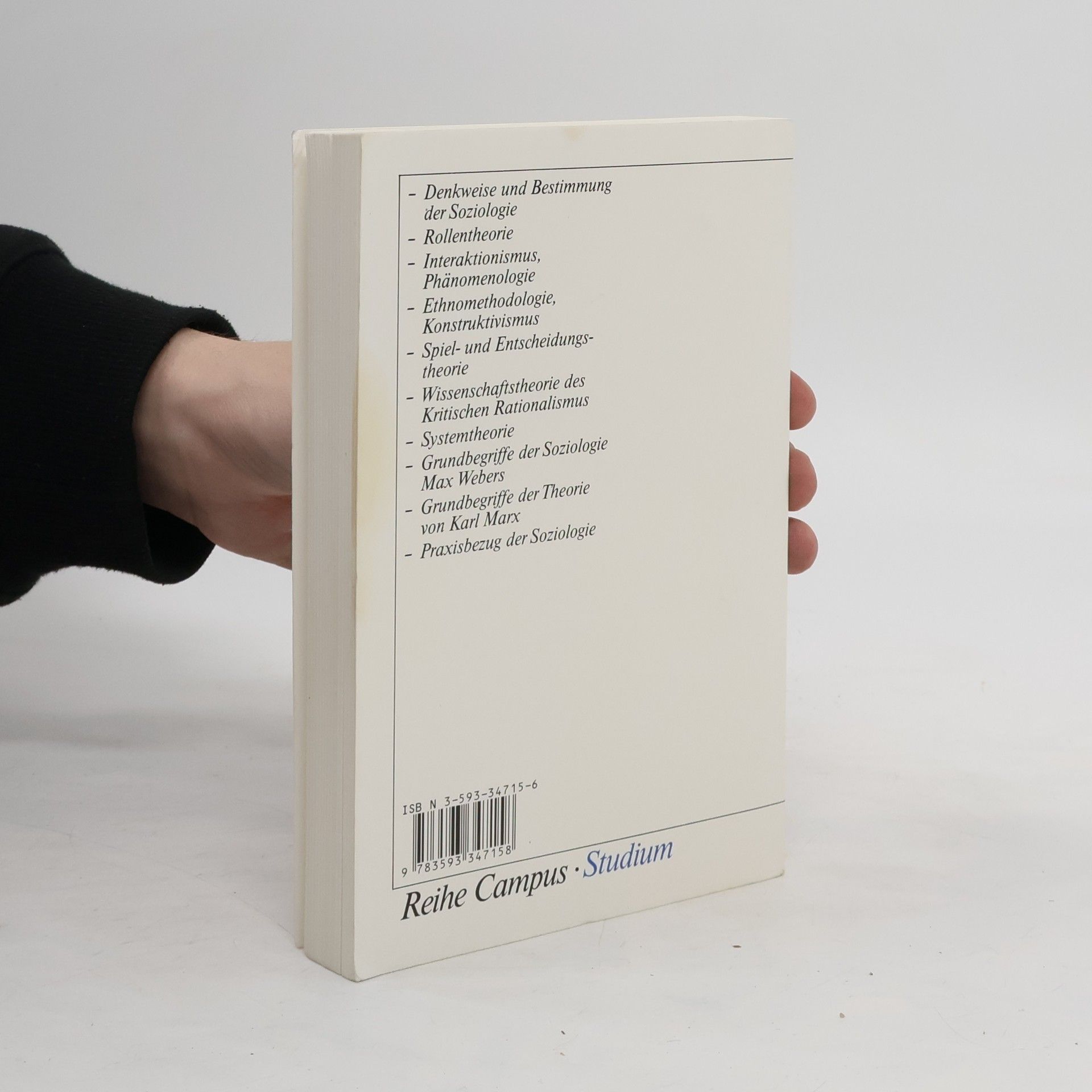 Denkweisen und Grundbegriffe der Soziologie