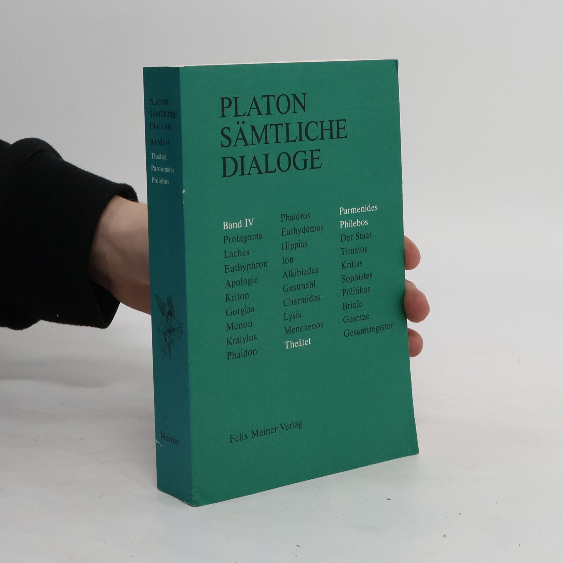 Platon Sämtliche Dialoge. Band IV