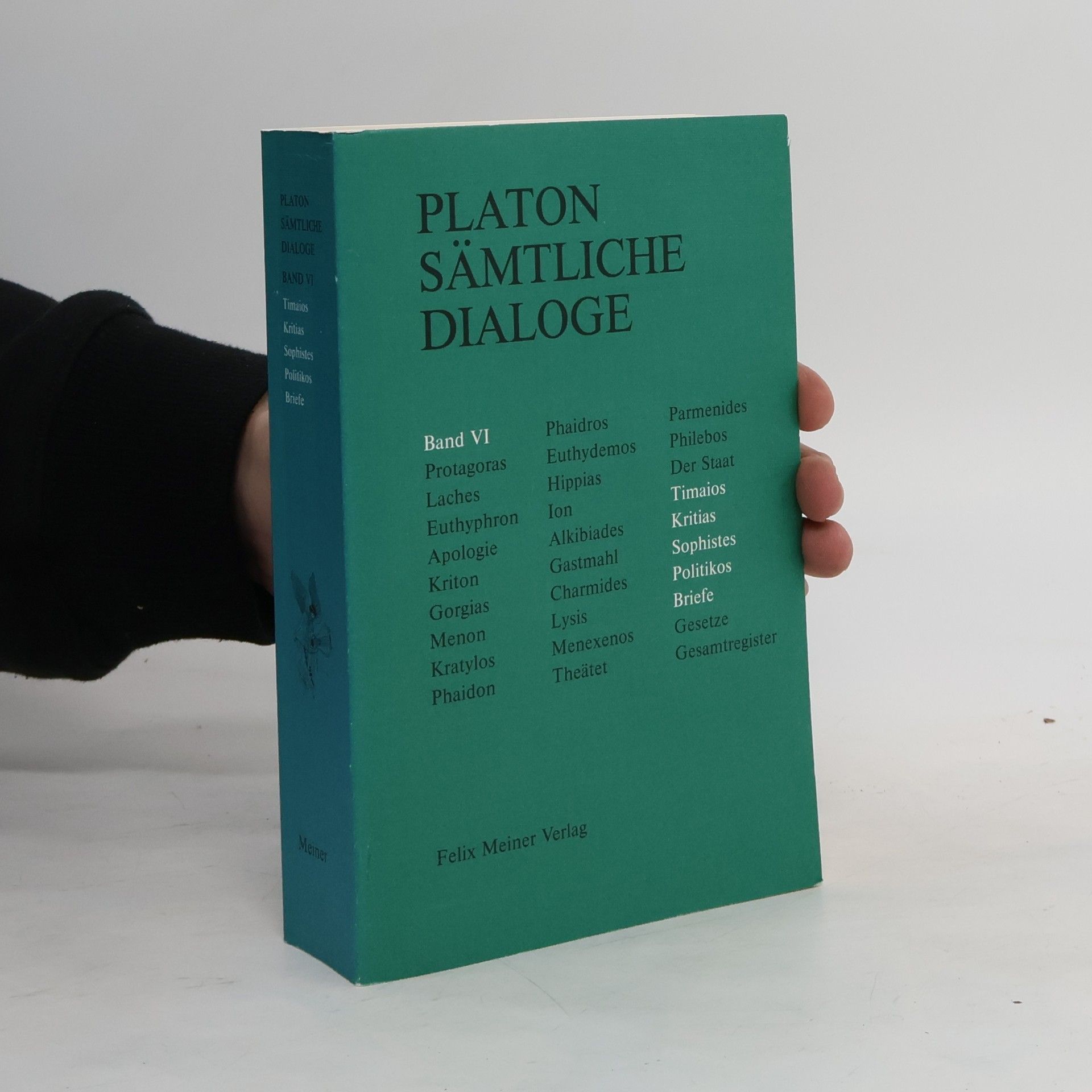 Platon Sämtliche Dialoge. Band VI
