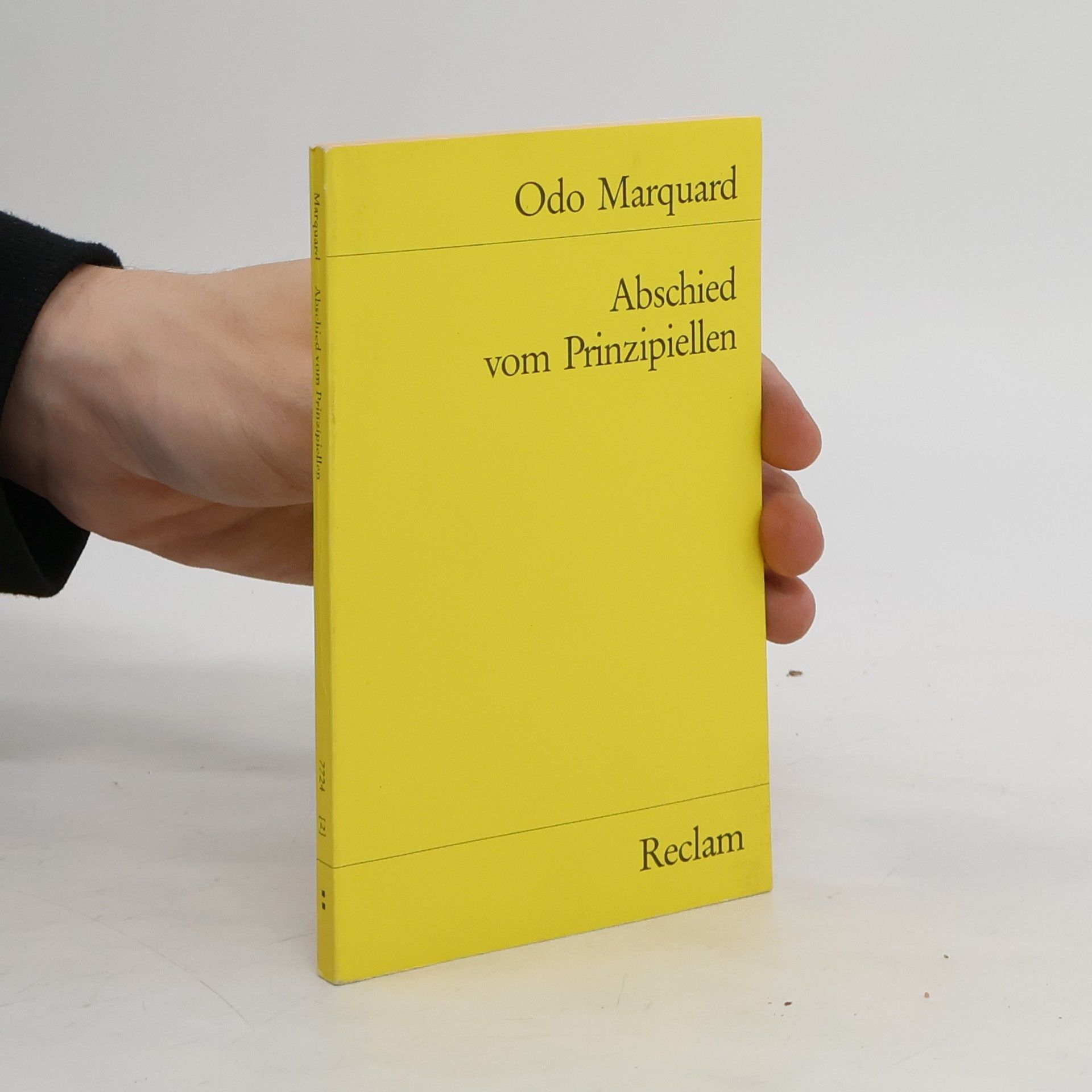 Odo Marquard Abschied vom Prinzipiellen